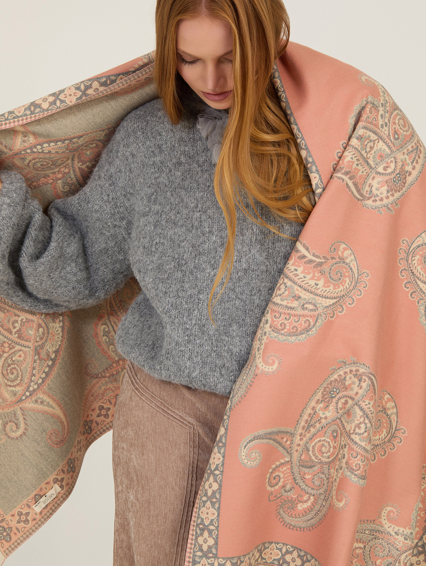 Mouchoir en jacquard paisley 5