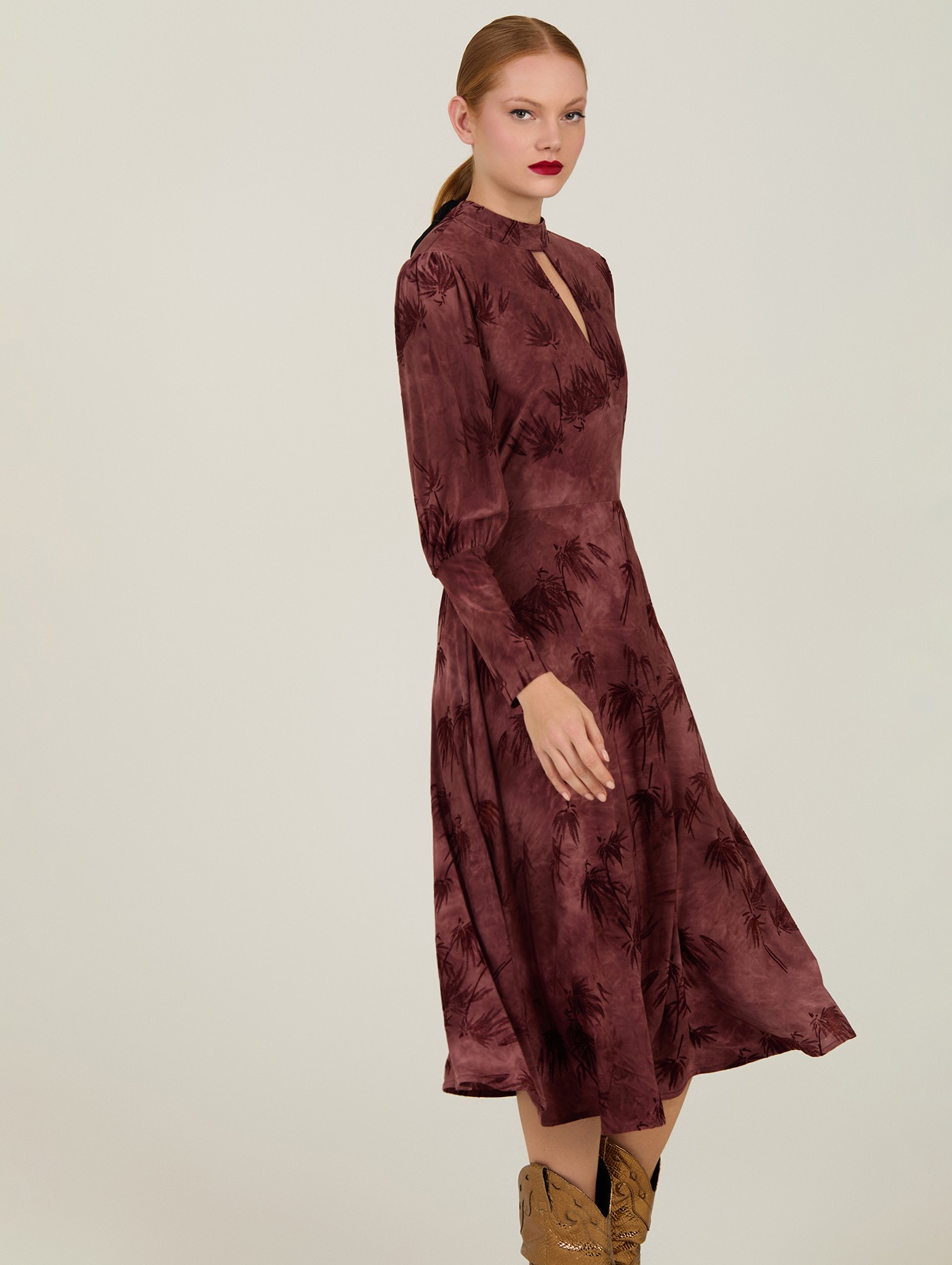 Robe en tricot imprimé 5