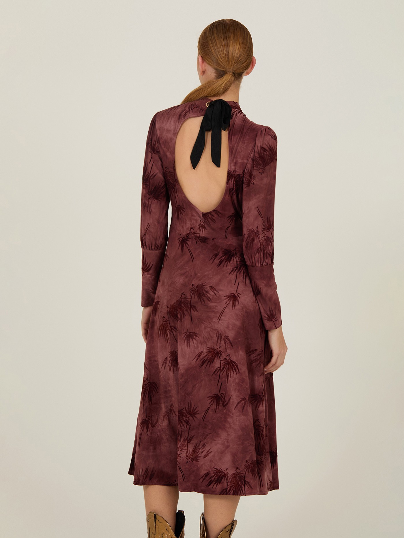 Robe en tricot imprimé 1