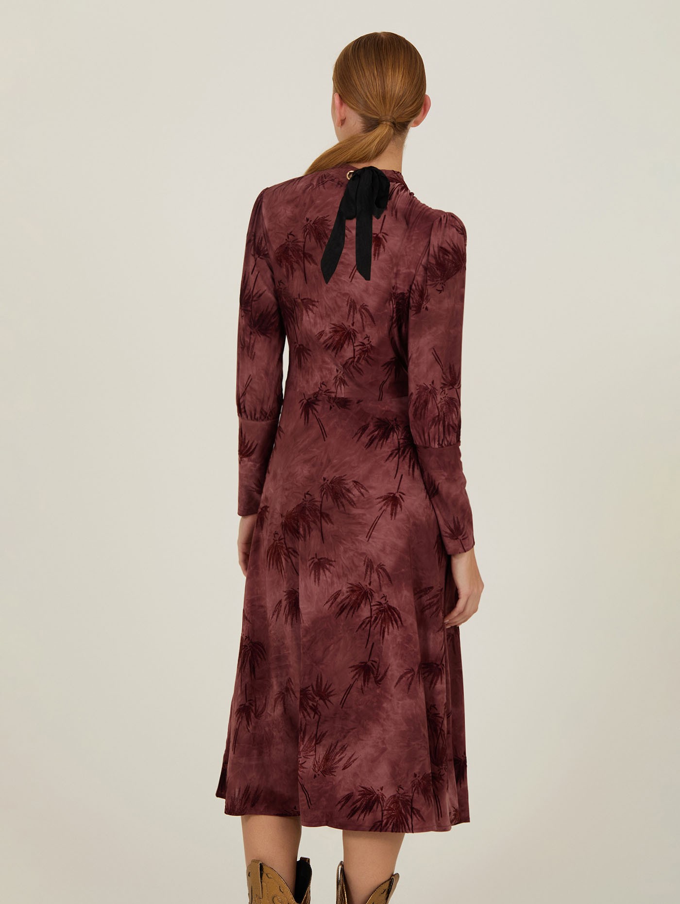 Vestido de punto estampado 3