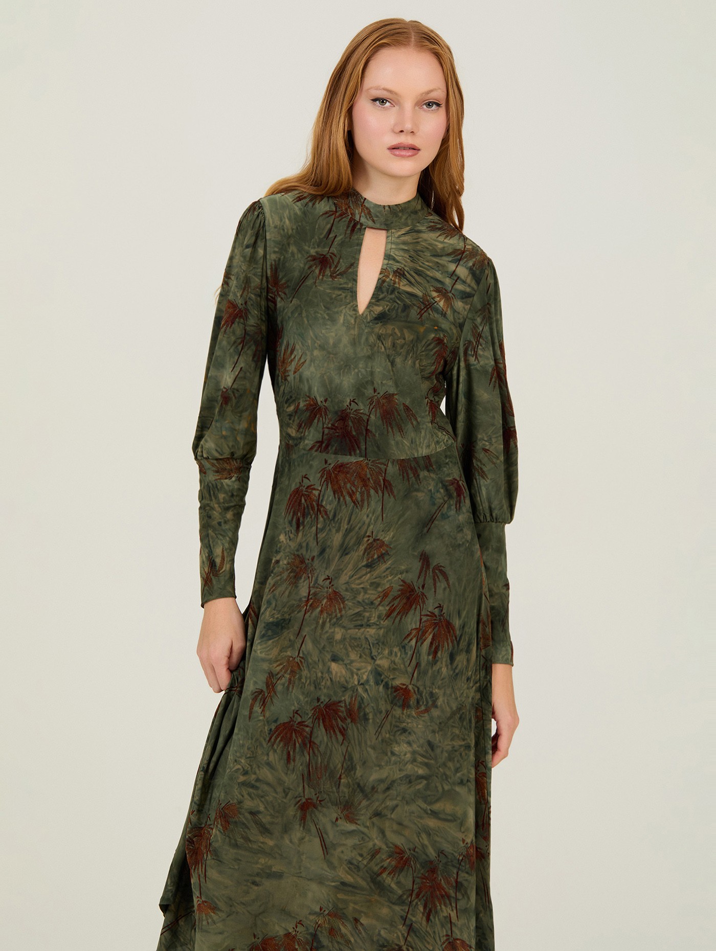 Robe en tricot imprimé 2