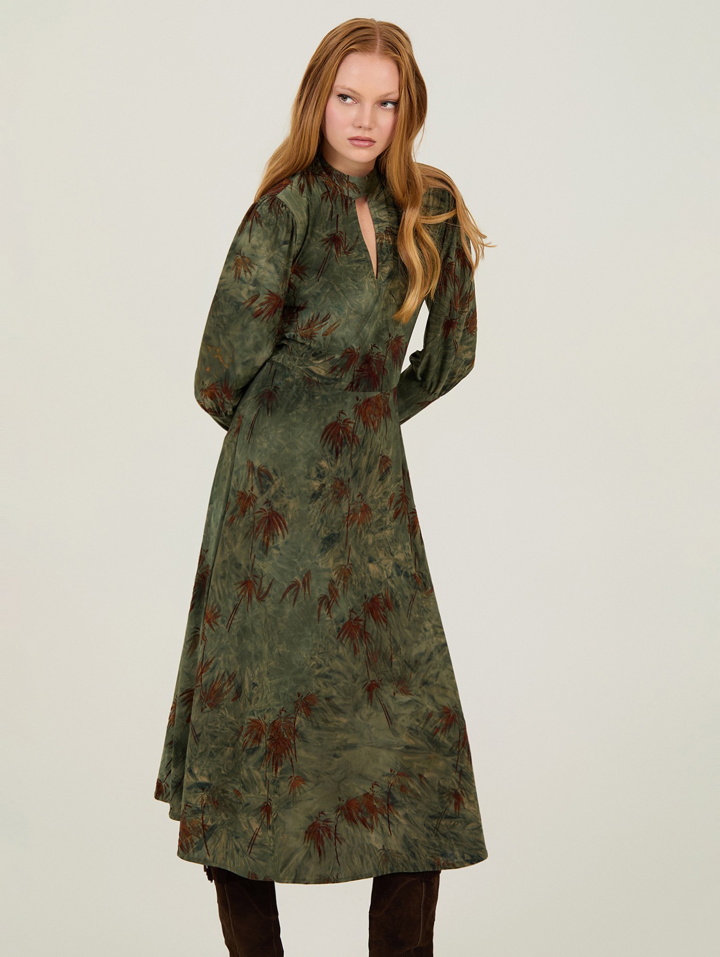 Robe en tricot imprimé 7