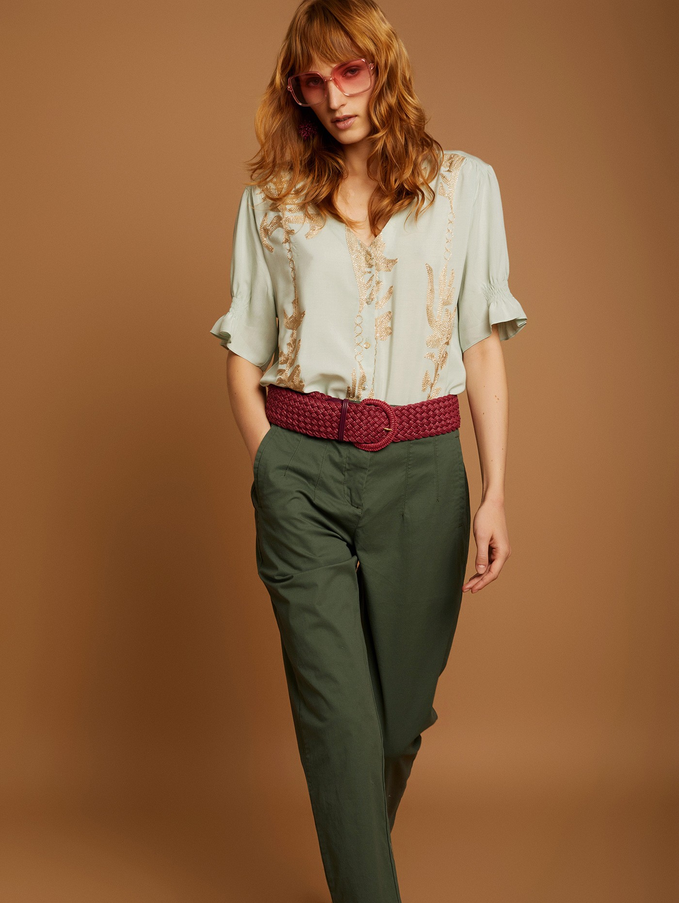 Volume embroidery blouse 2
