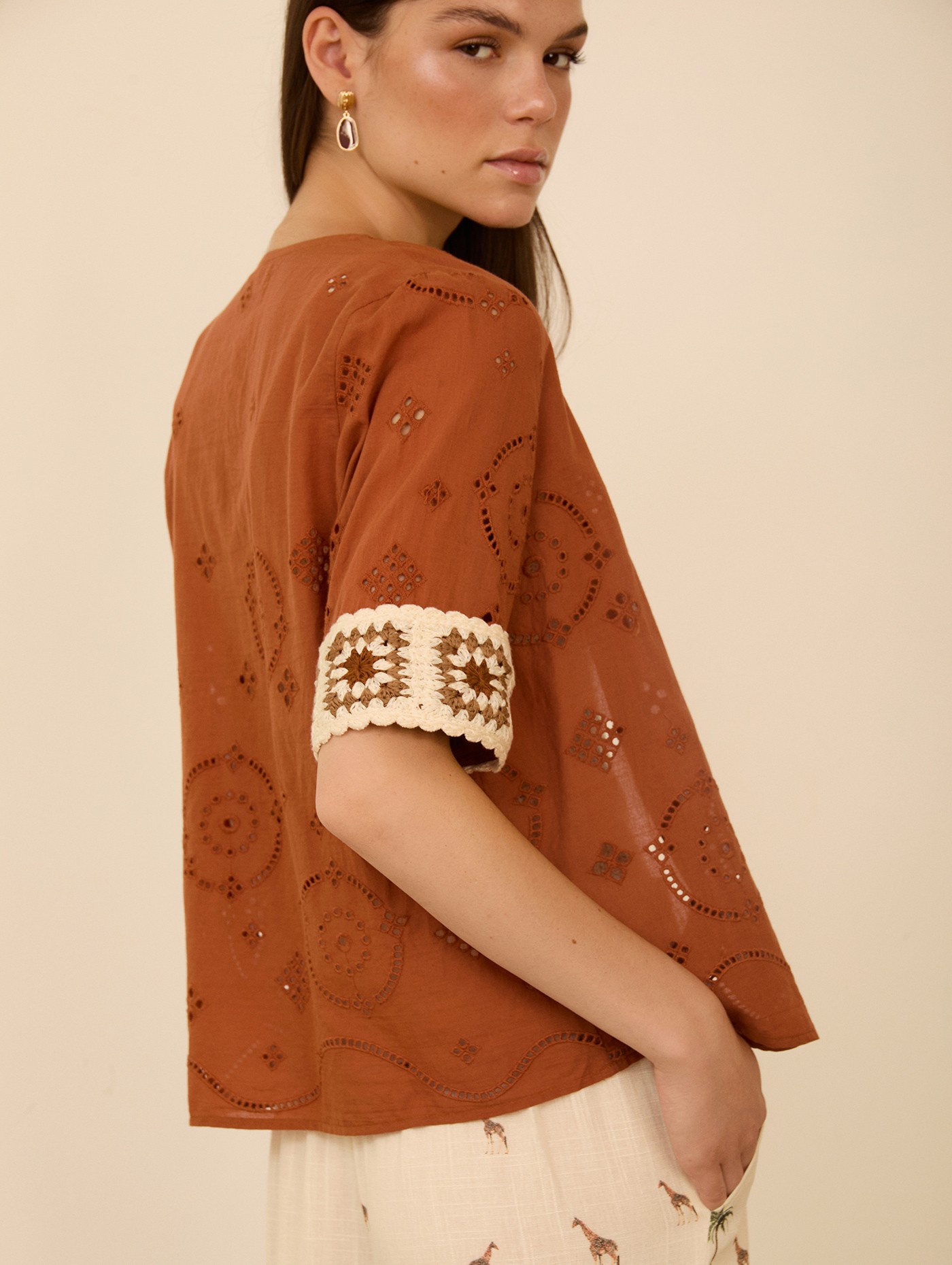 Blusa puño crochet 1