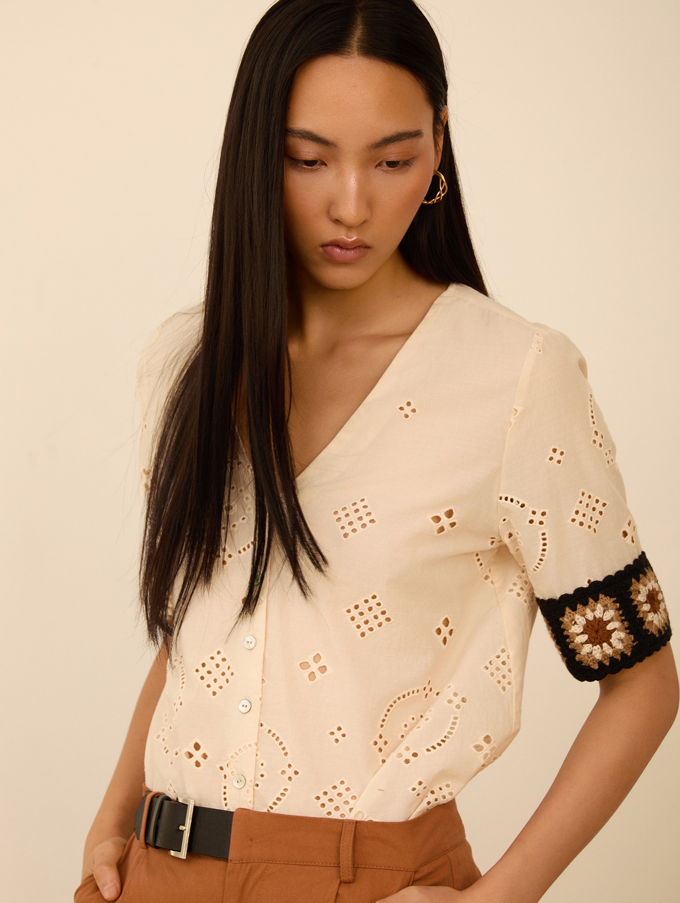 Blusa puño crochet 5