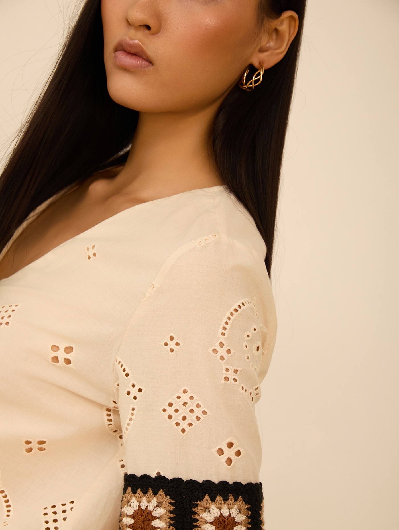 Blusa puño crochet 2