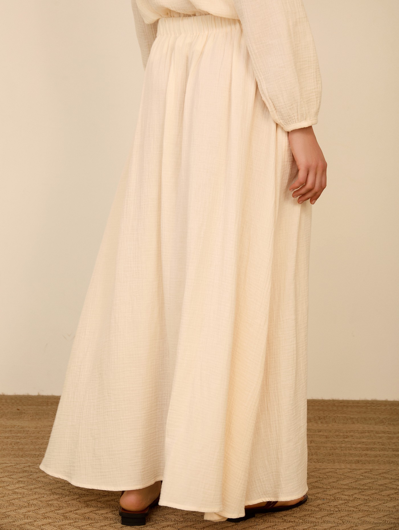 Falda larga bimateria 3