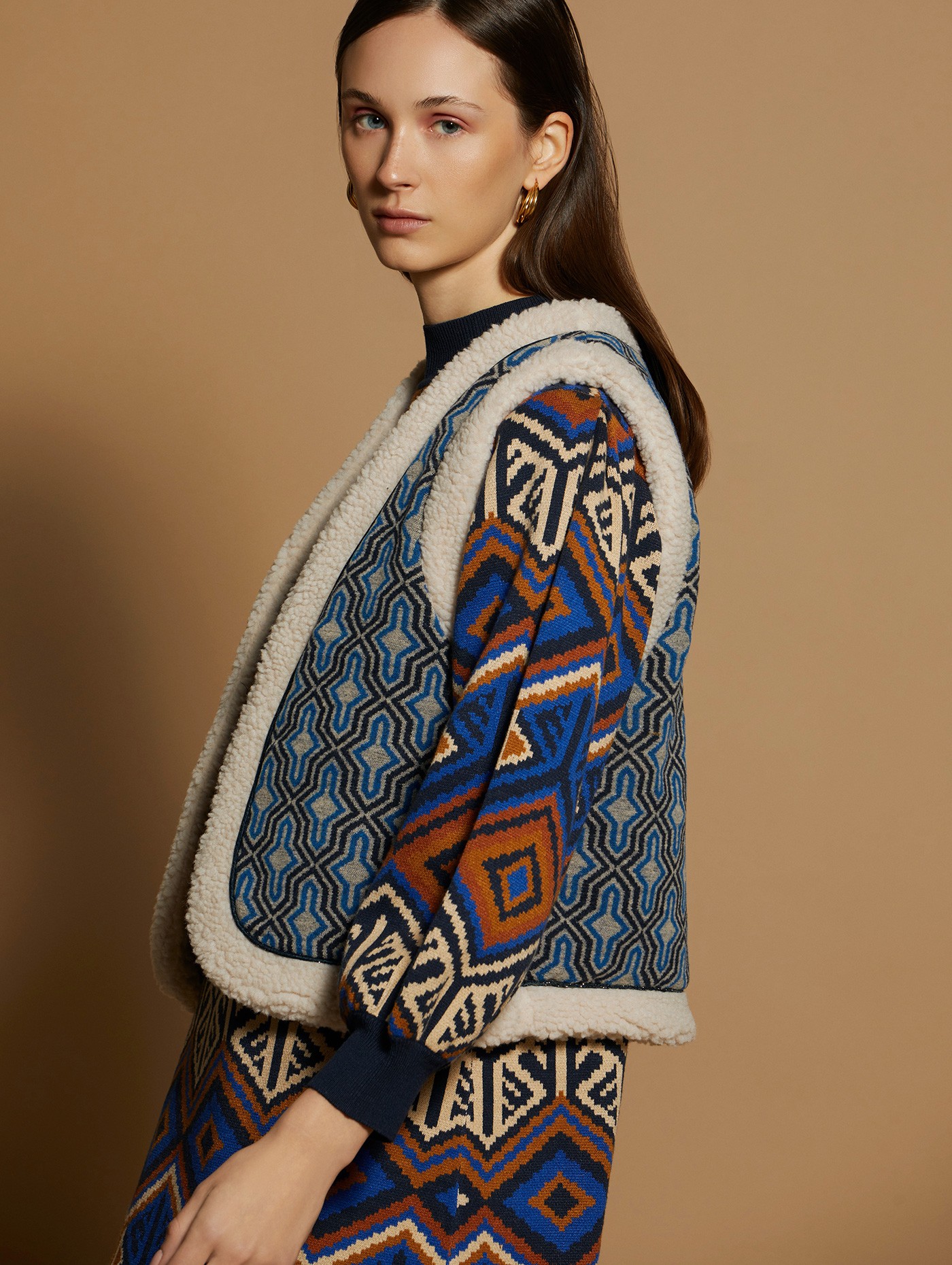 Chaleco estampado geométrico 5