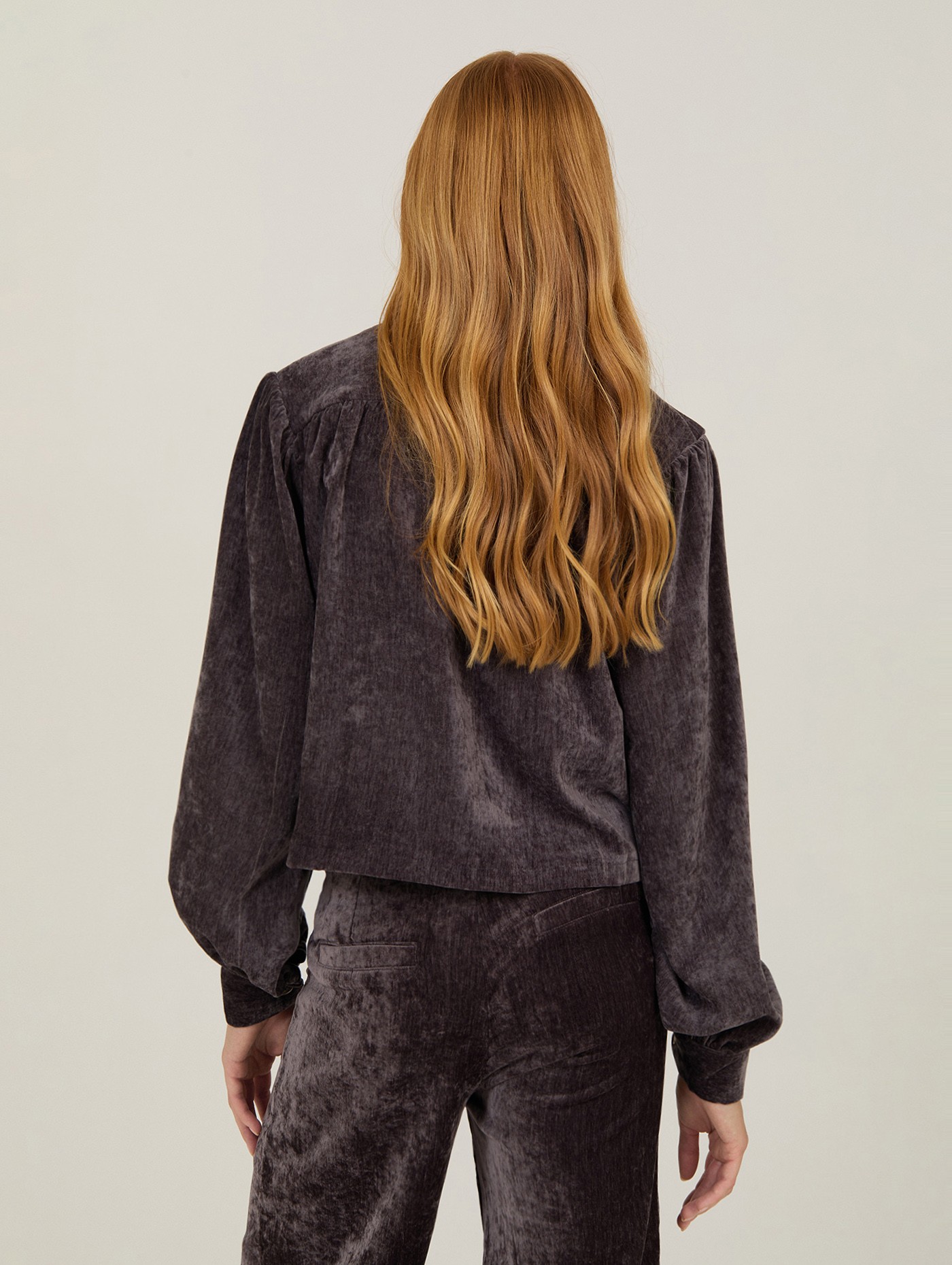 Short chenille effect jacket 3