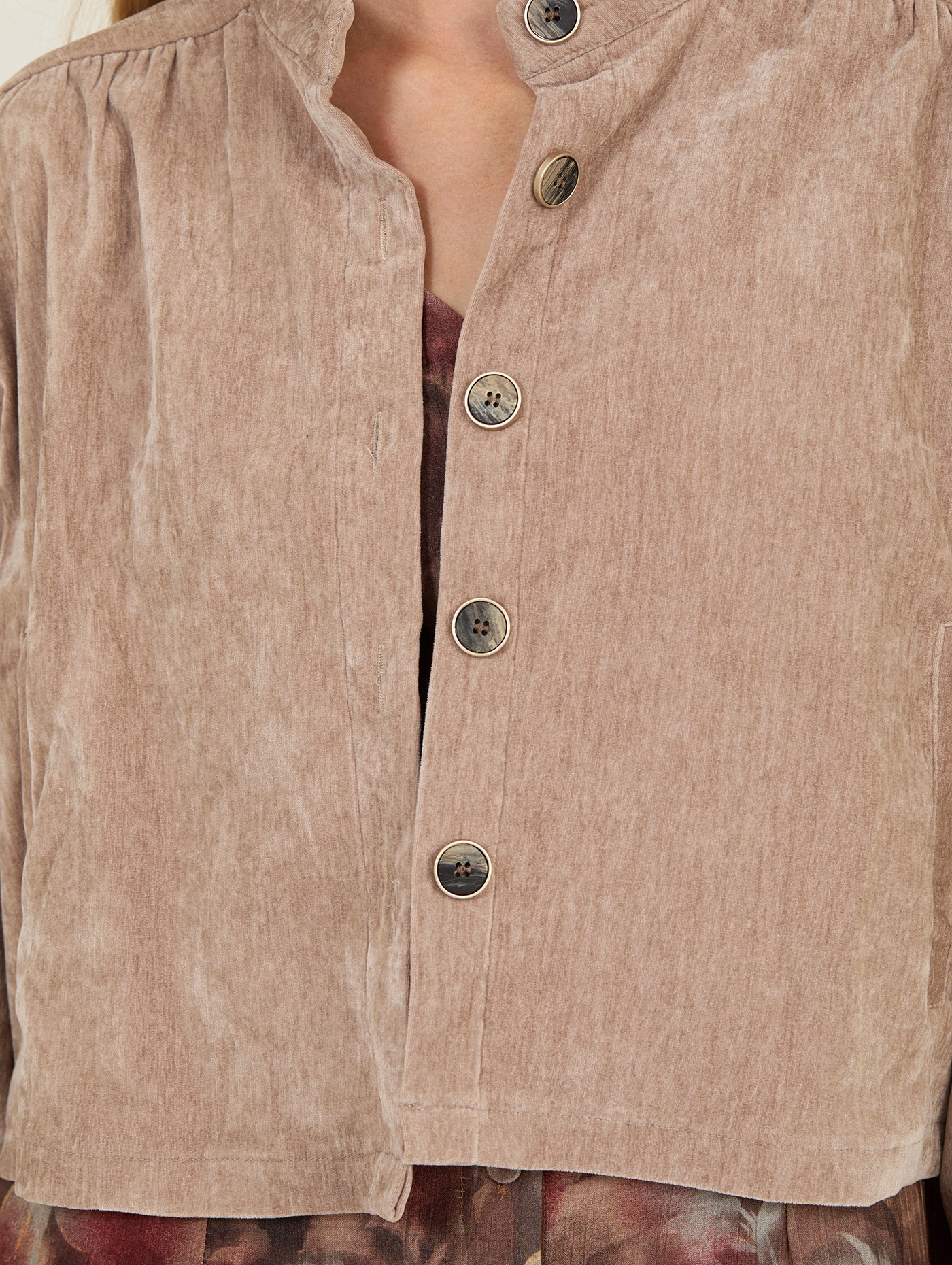 Kurze Jacke im Chenille-Effekt 2