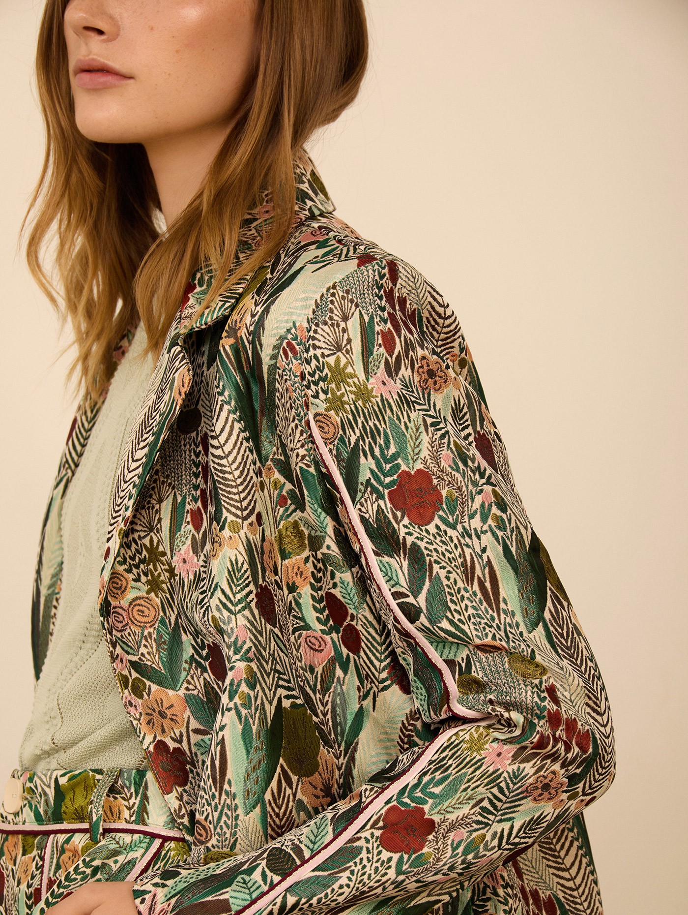 Blazer en tejido de jacquard 3