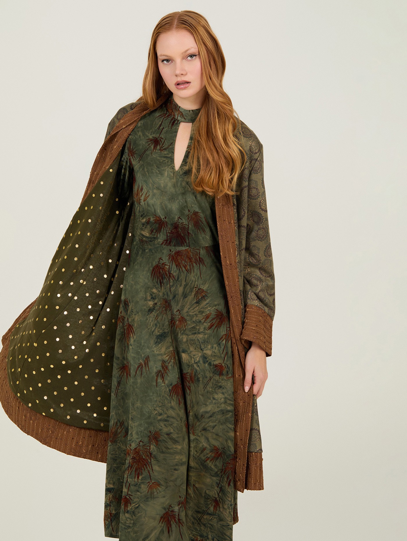 Kaftan bimateria con forro