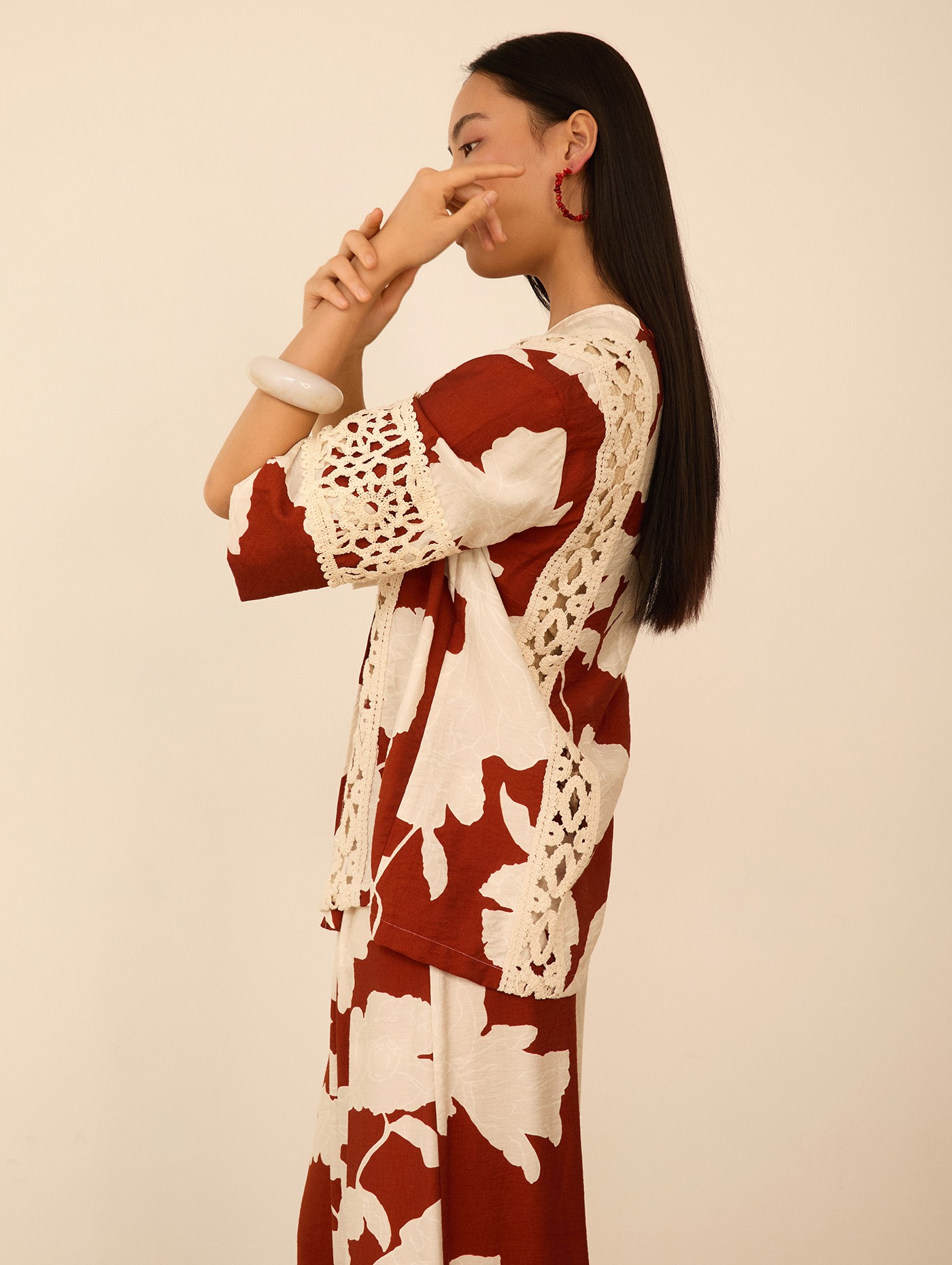 Kaftan corto estampado 2