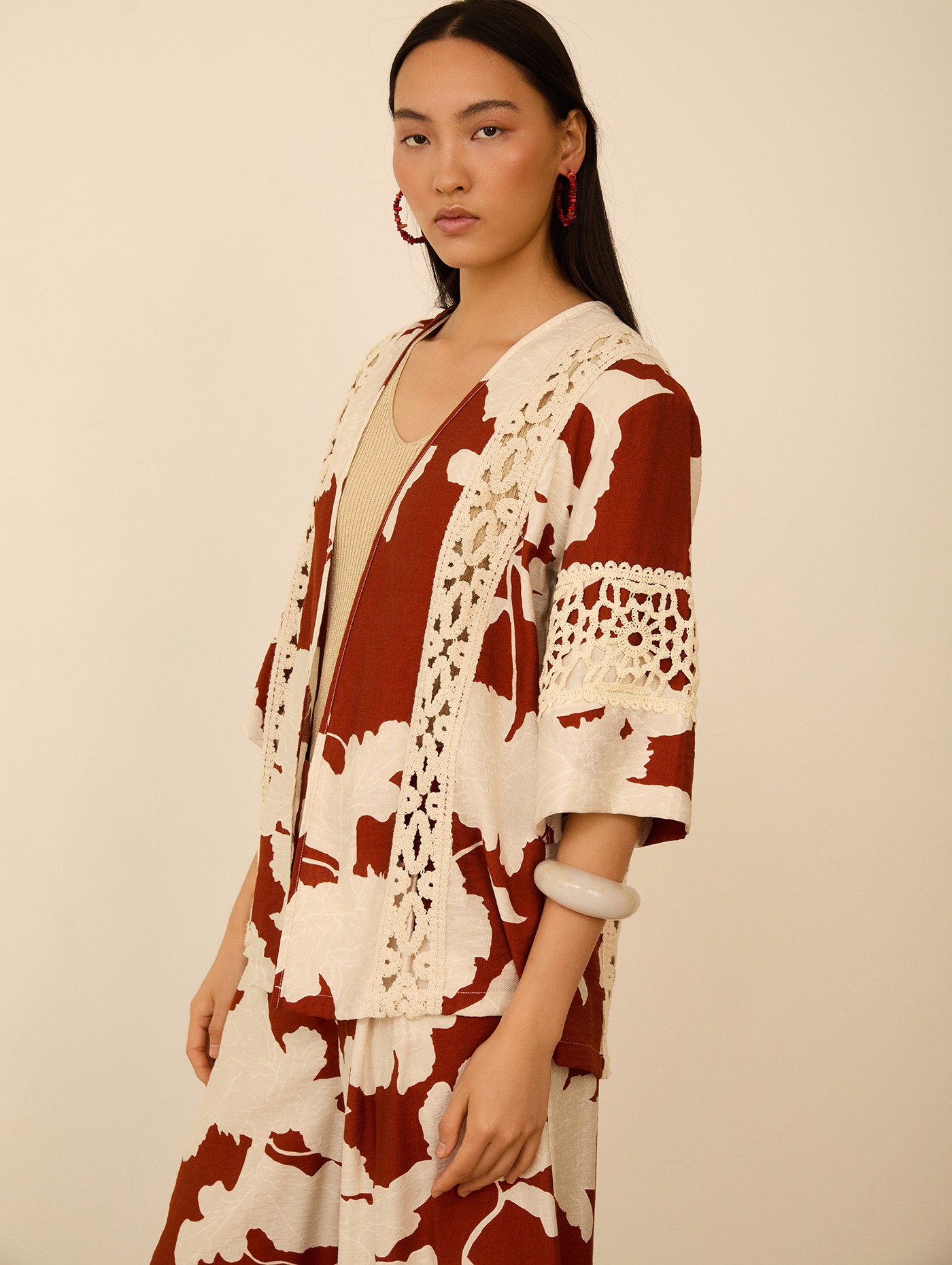 Kaftan corto estampado 5