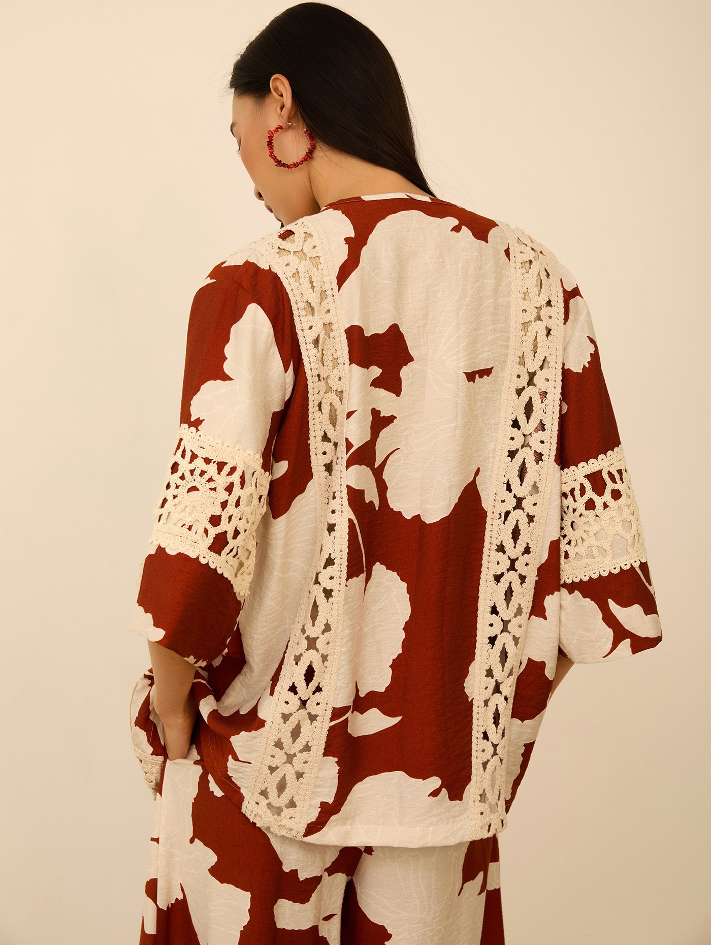 Kaftan corto estampado 3