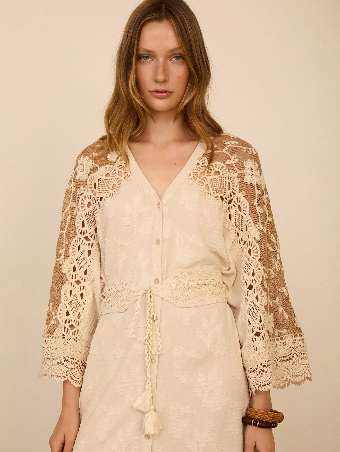 Kaftan largo bimateria 7