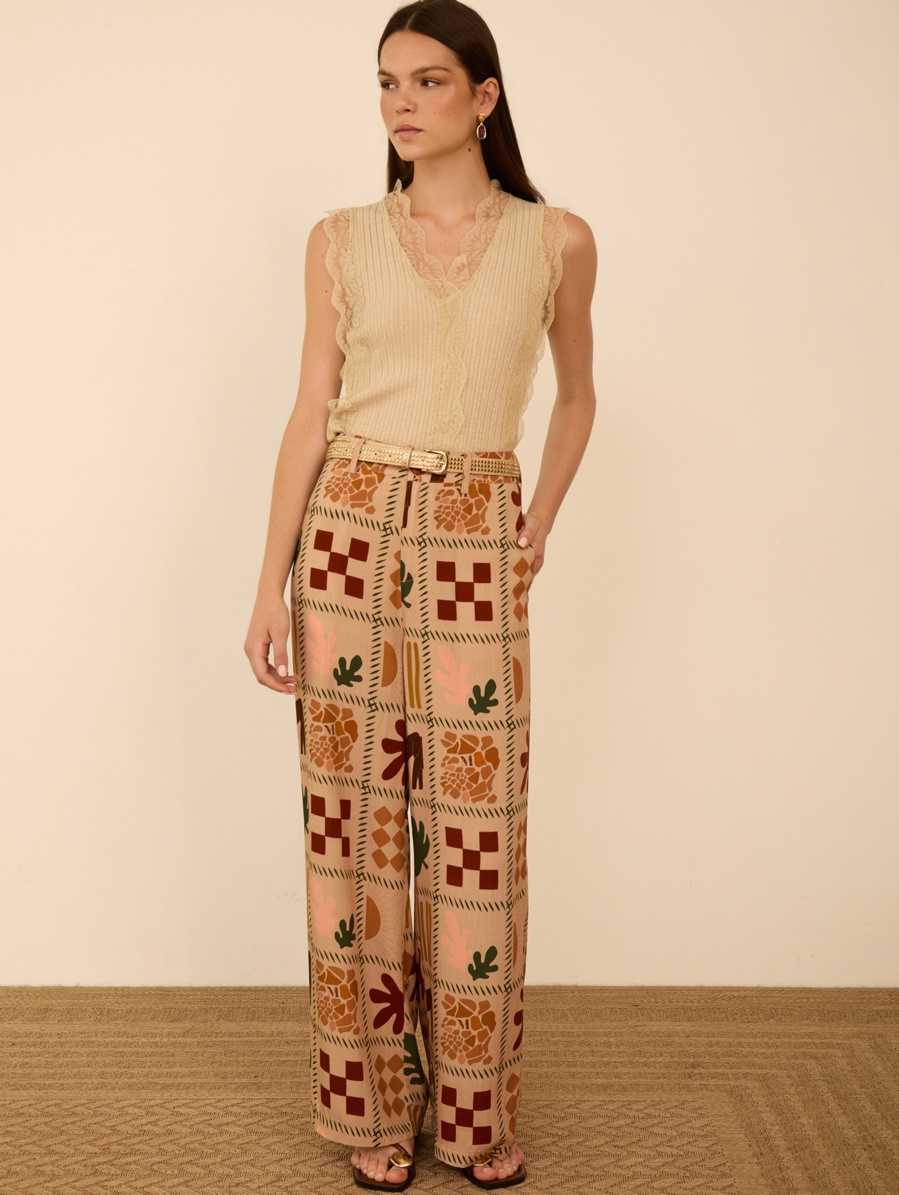 Pantalón largo fluido