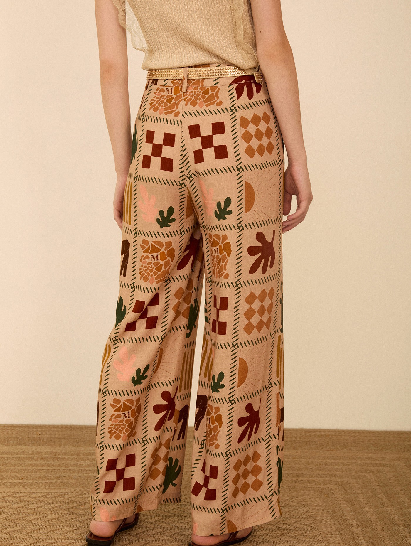 Pantalón largo fluido 2