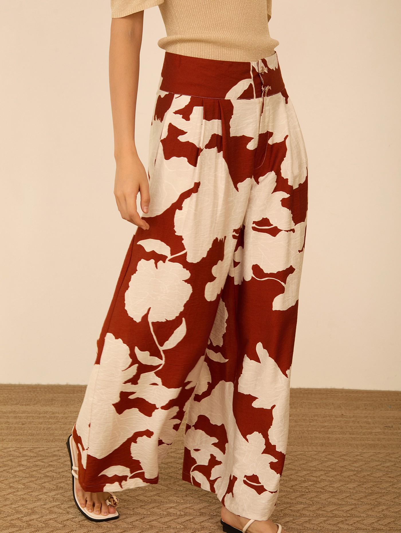 Pantalón palazzo fluido 2