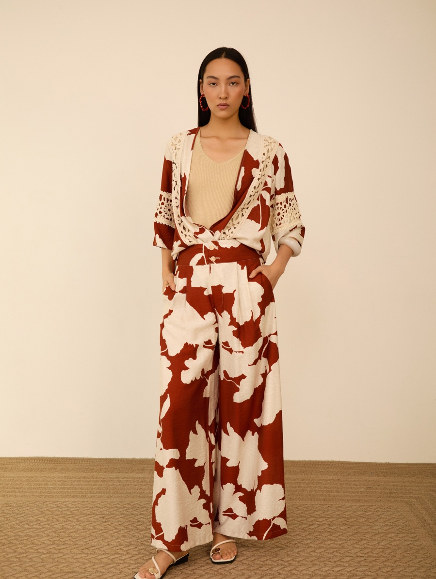 Pantalón palazzo fluido