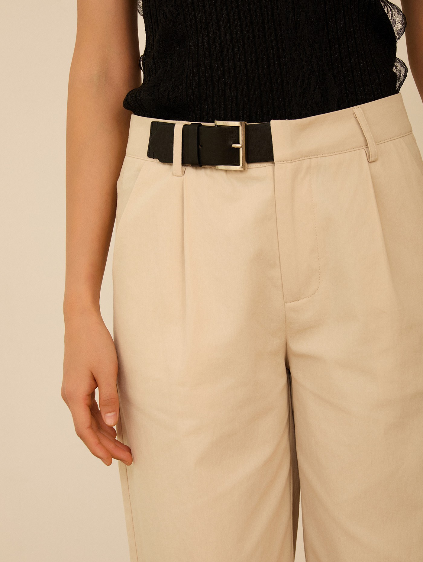 Pantalón palazzo hebilla 1