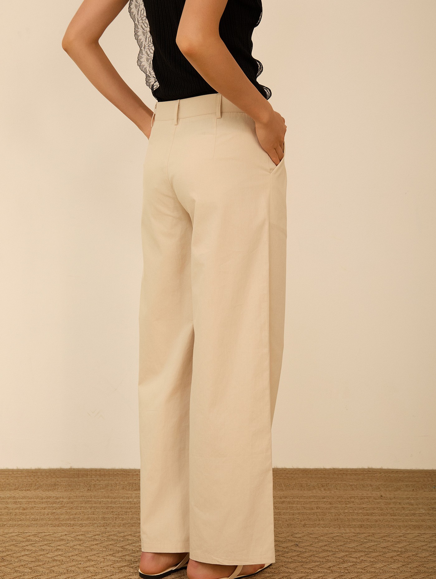 Pantalón palazzo hebilla 5