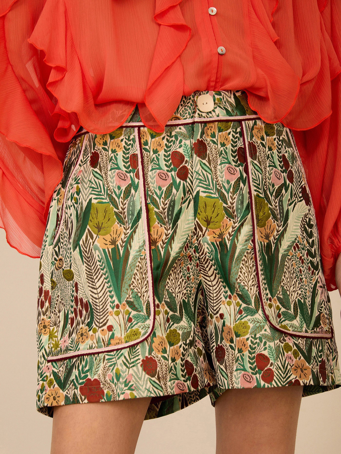 Short en tejido jacquard 2