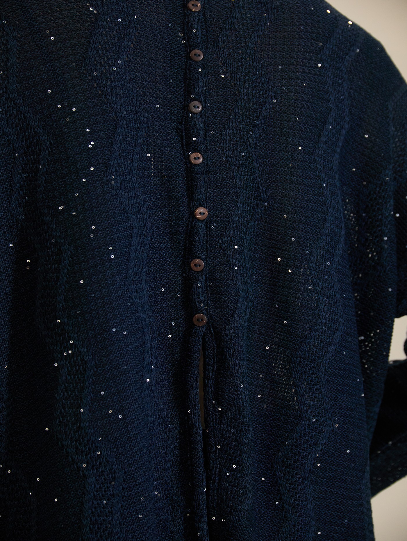Jersey zigzag con lentejuelas