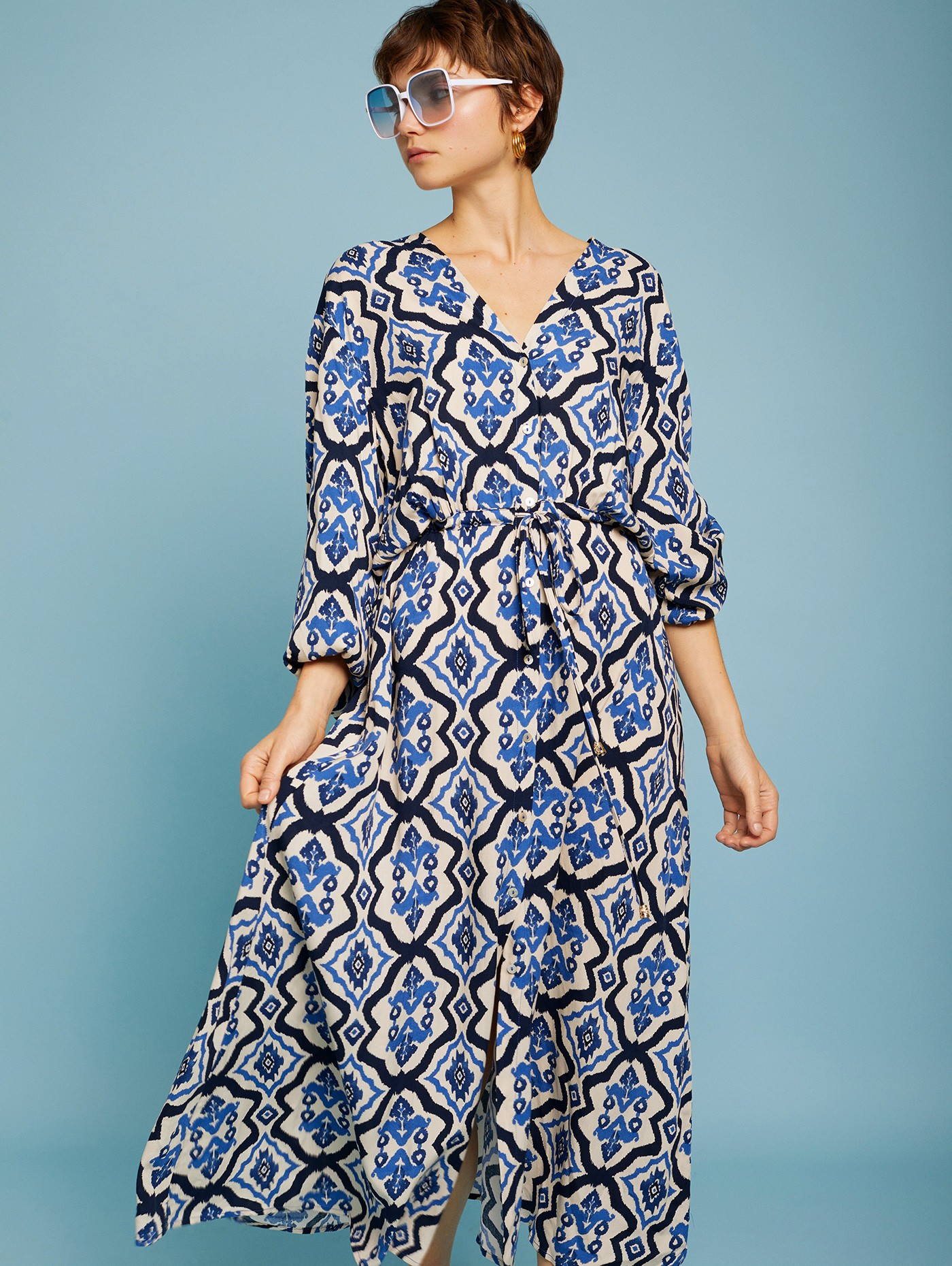 Long viscose dress