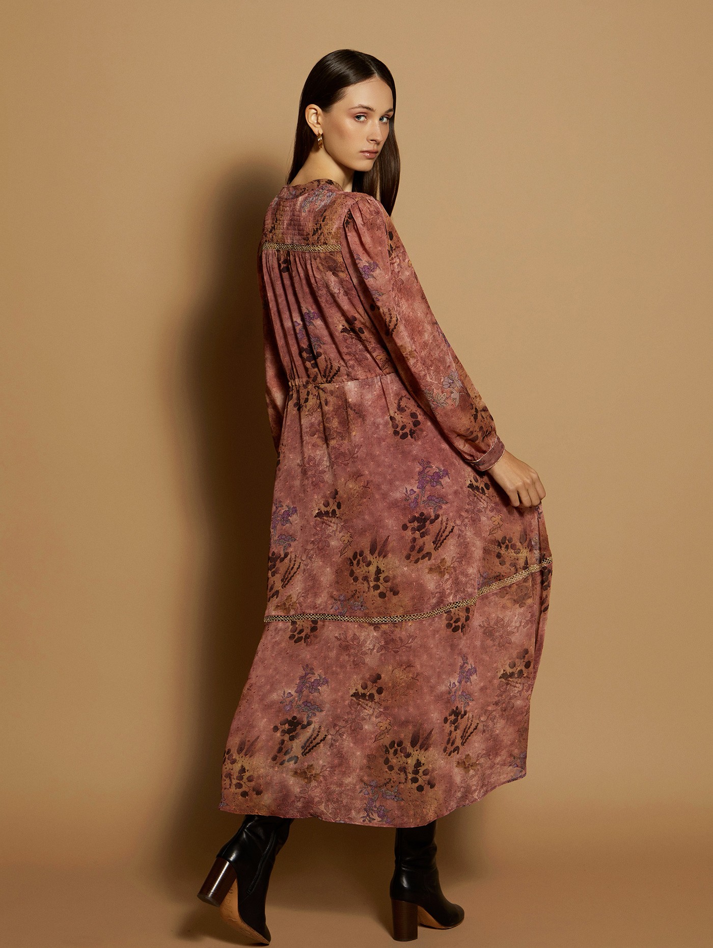 Vestido gasa estampada 3