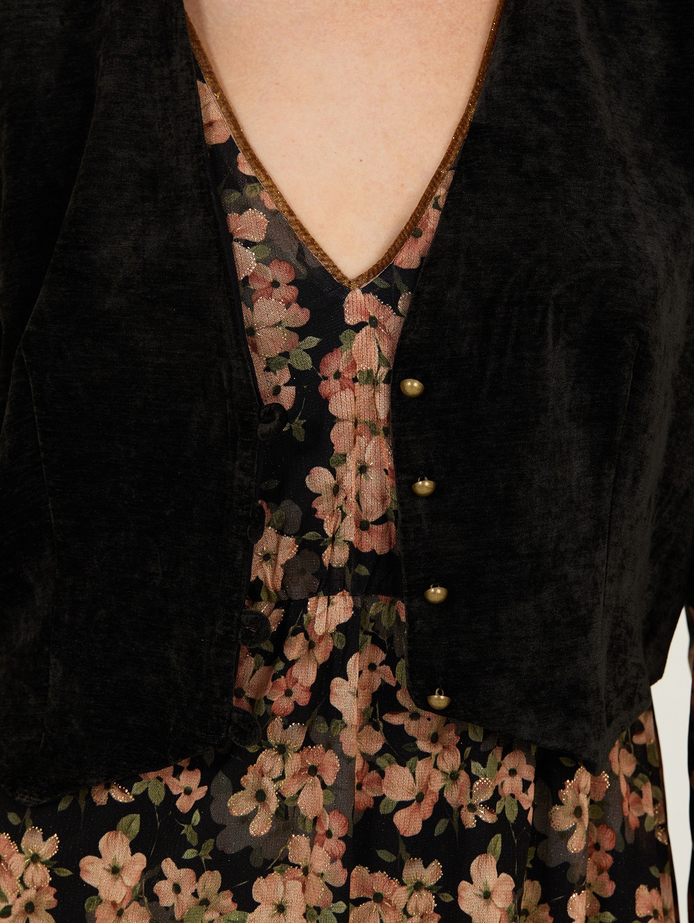 Robe courte avec gilet 2