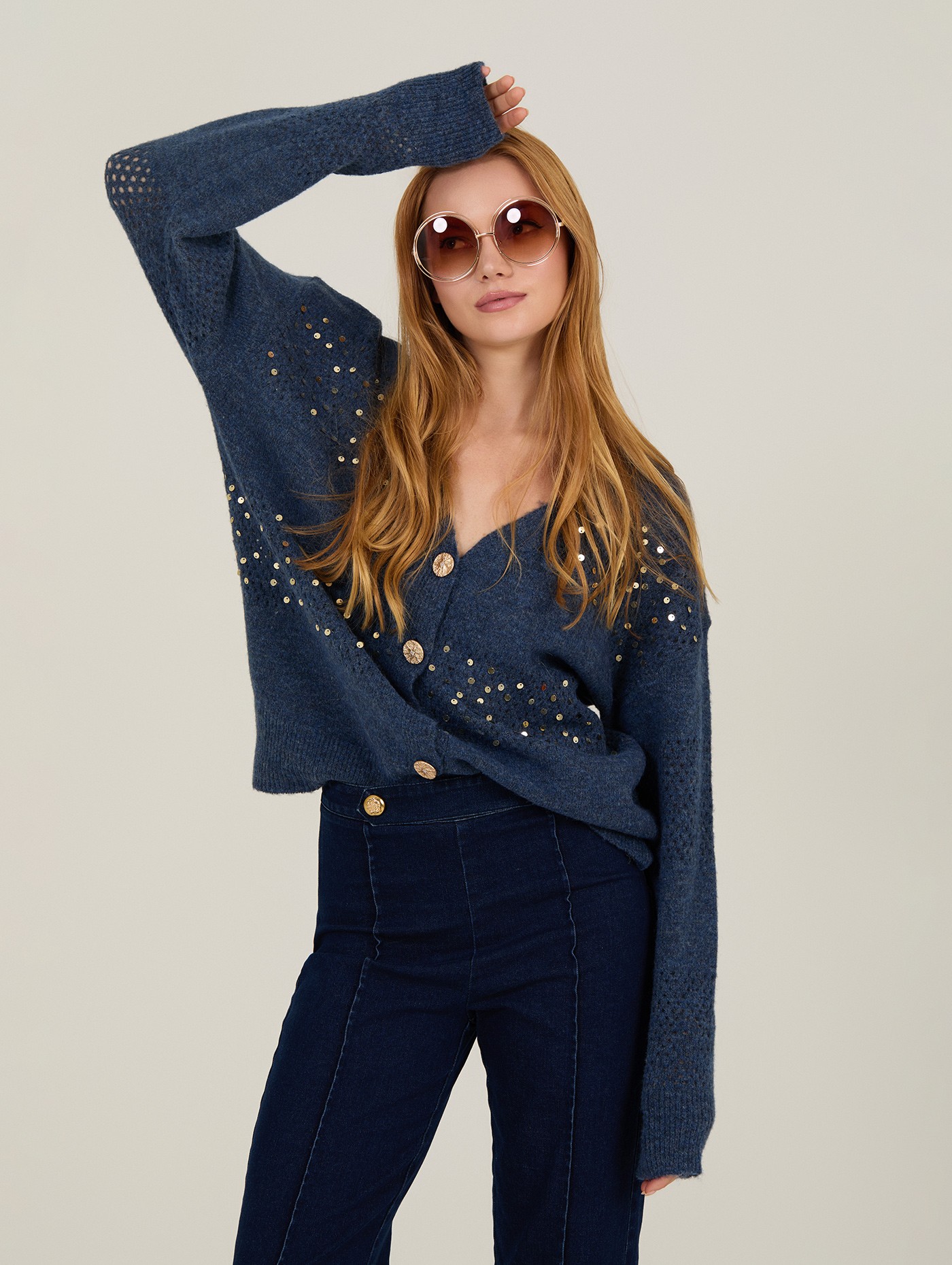 Sequined cardigan 5