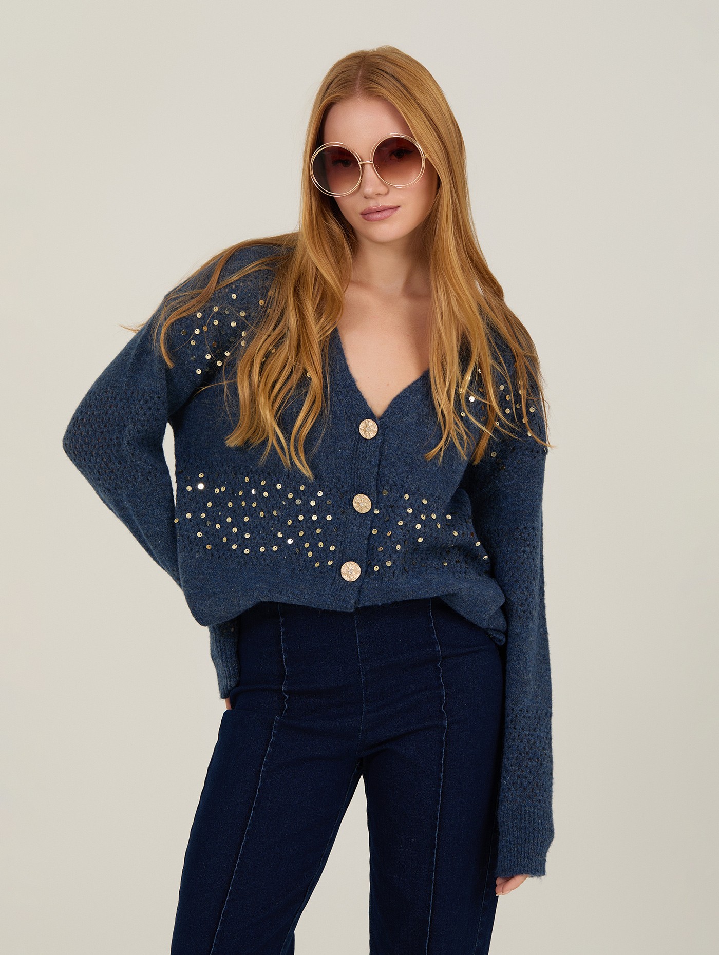 Sequined cardigan 2