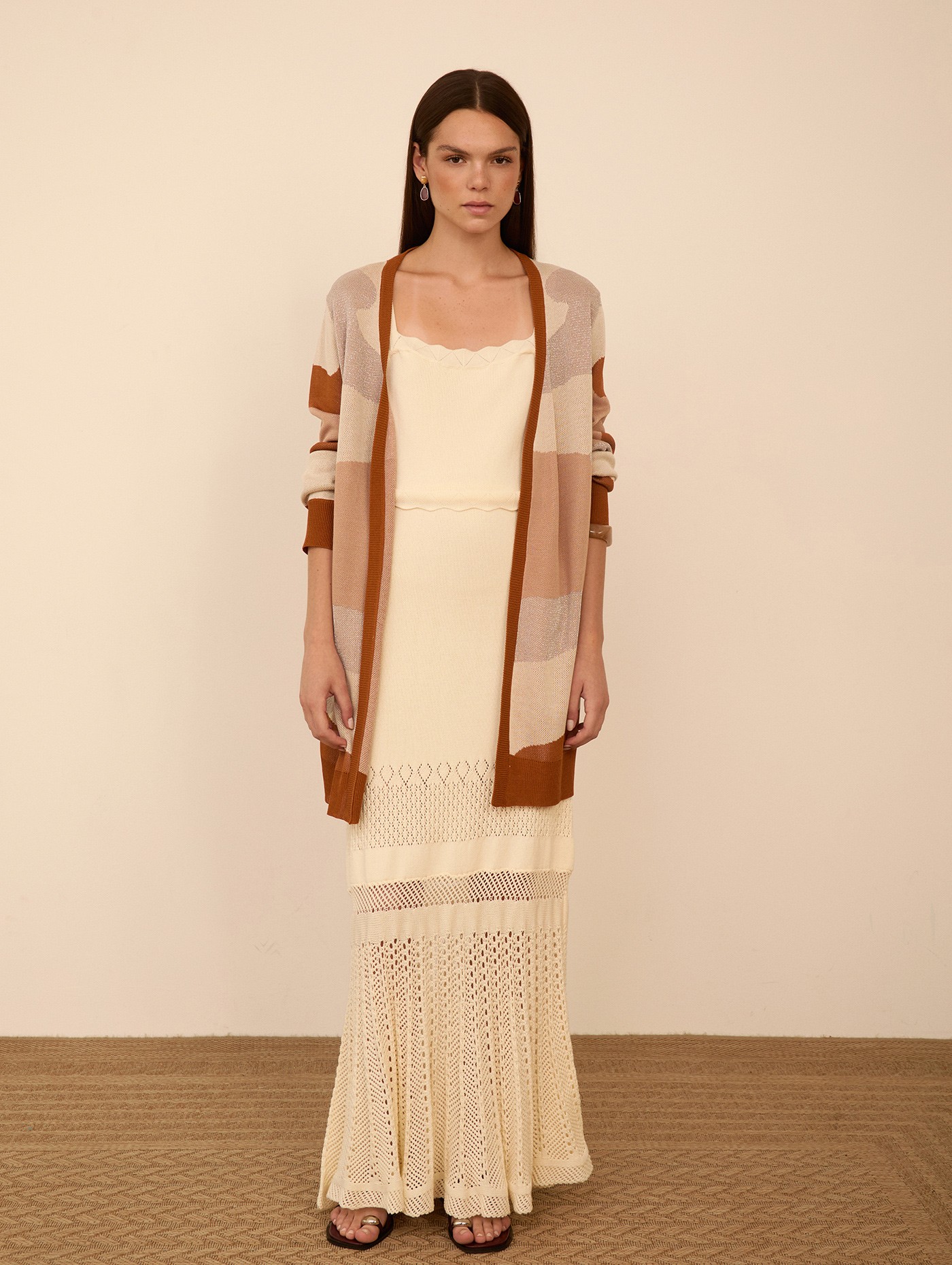 Cardigan 3/4 estampado 3