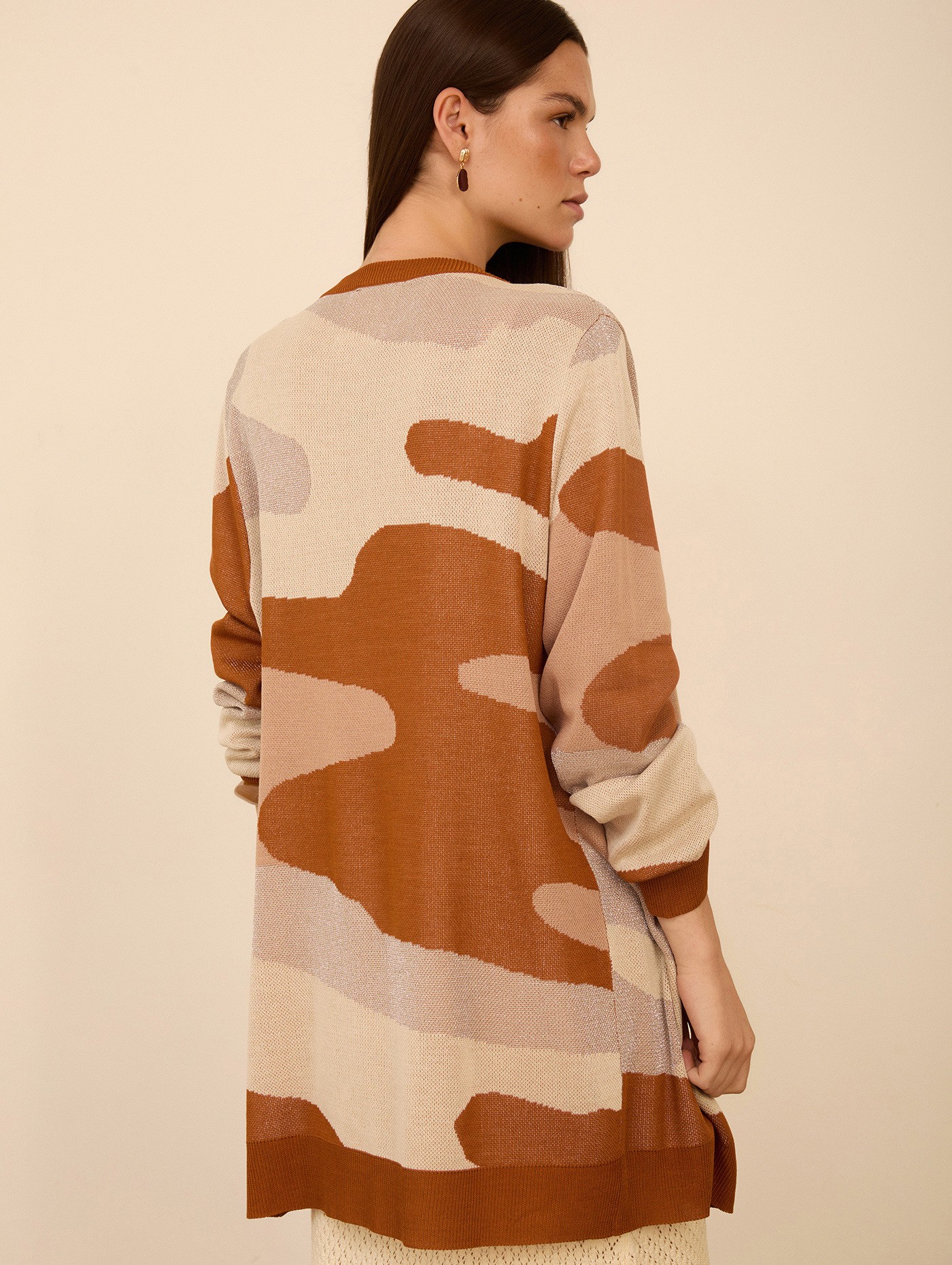 Cardigan 3/4 estampado 8