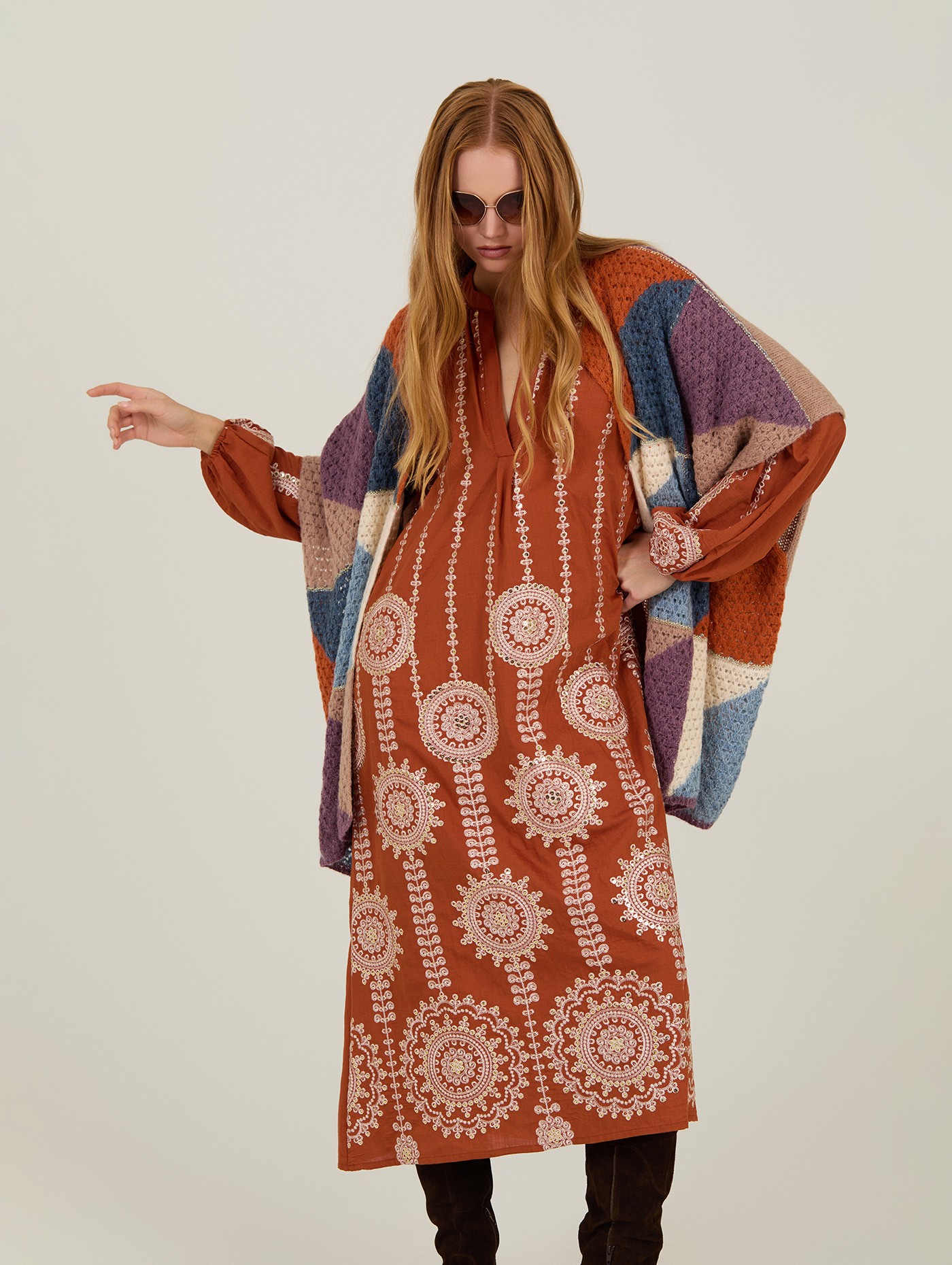 Poncho de punto 3