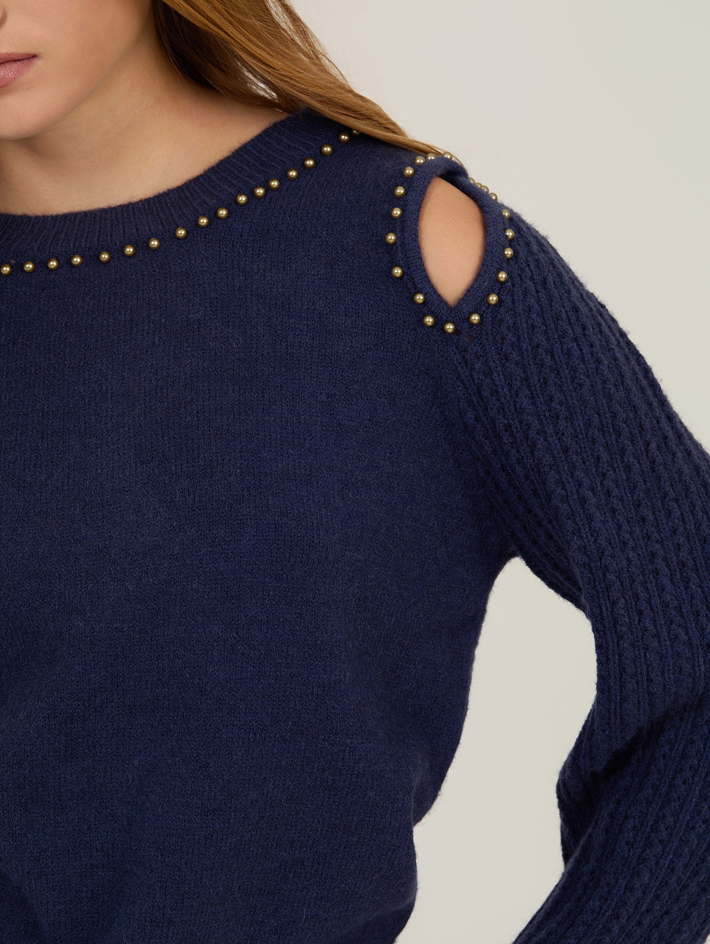 Jersey con bolitas doradas 2