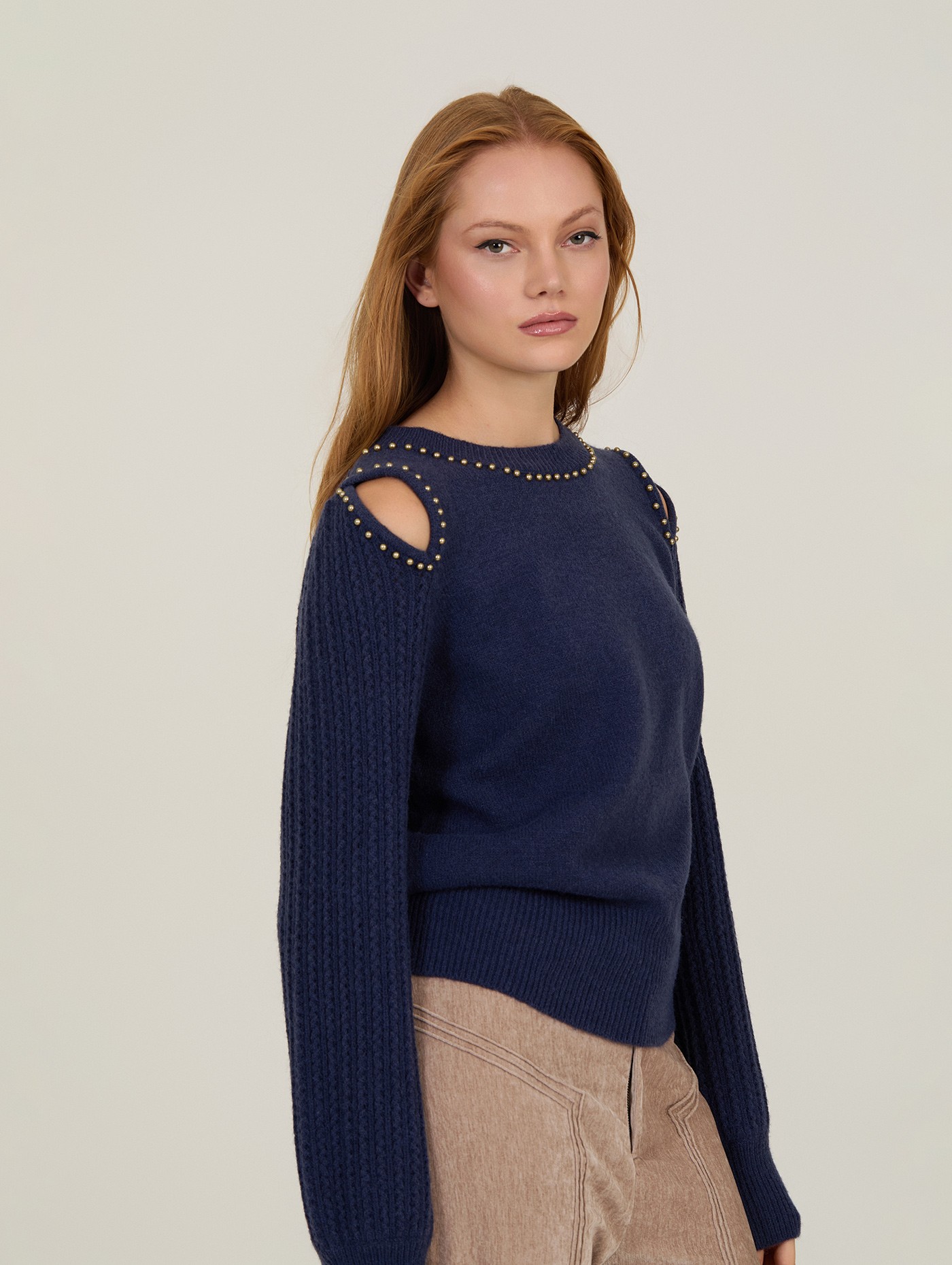 Jersey con bolitas doradas 1