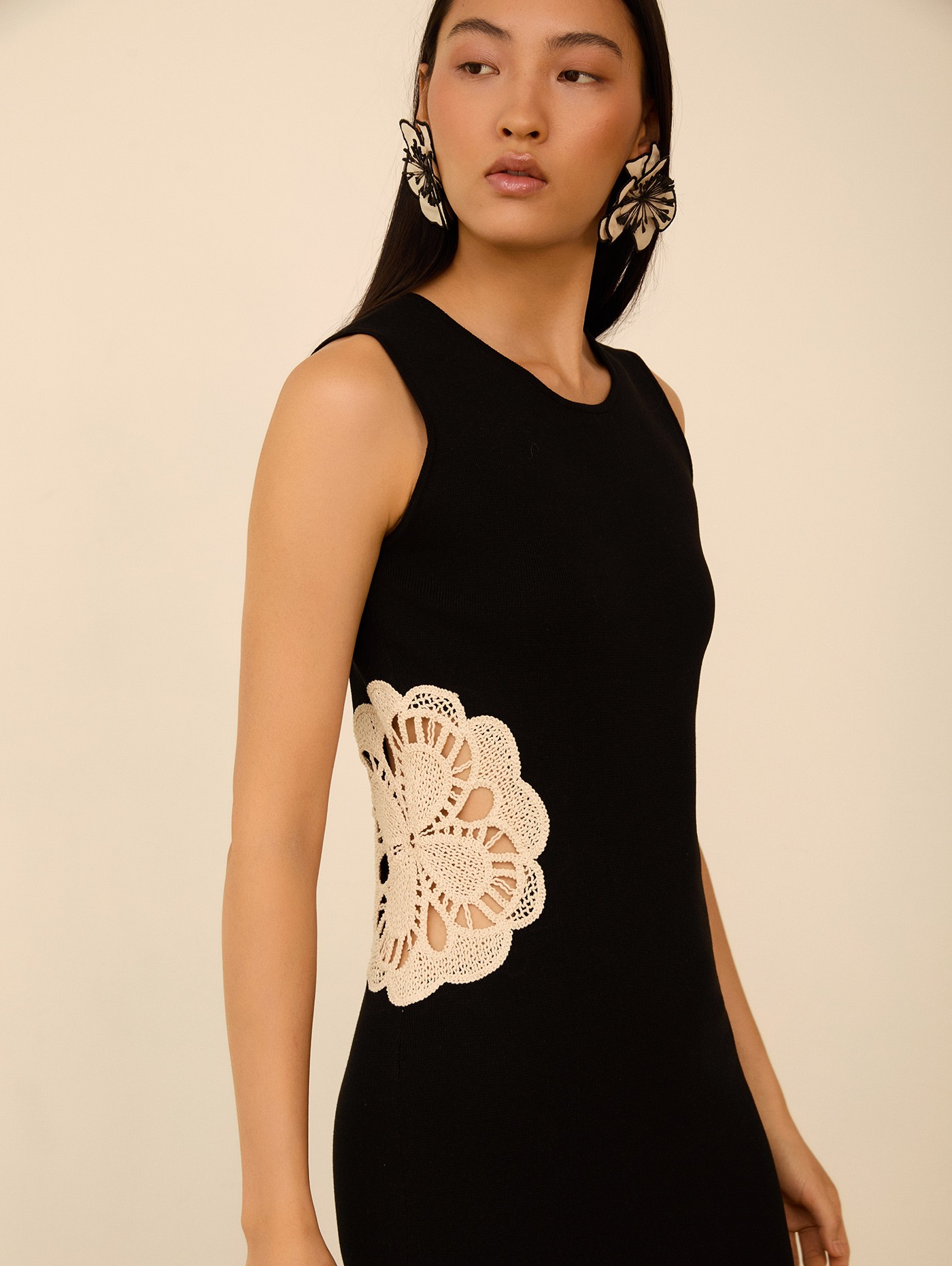 Vestido midi de punto 1