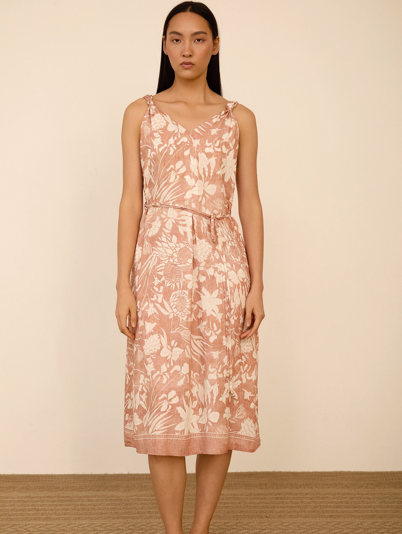 Vestido midi estampado 2