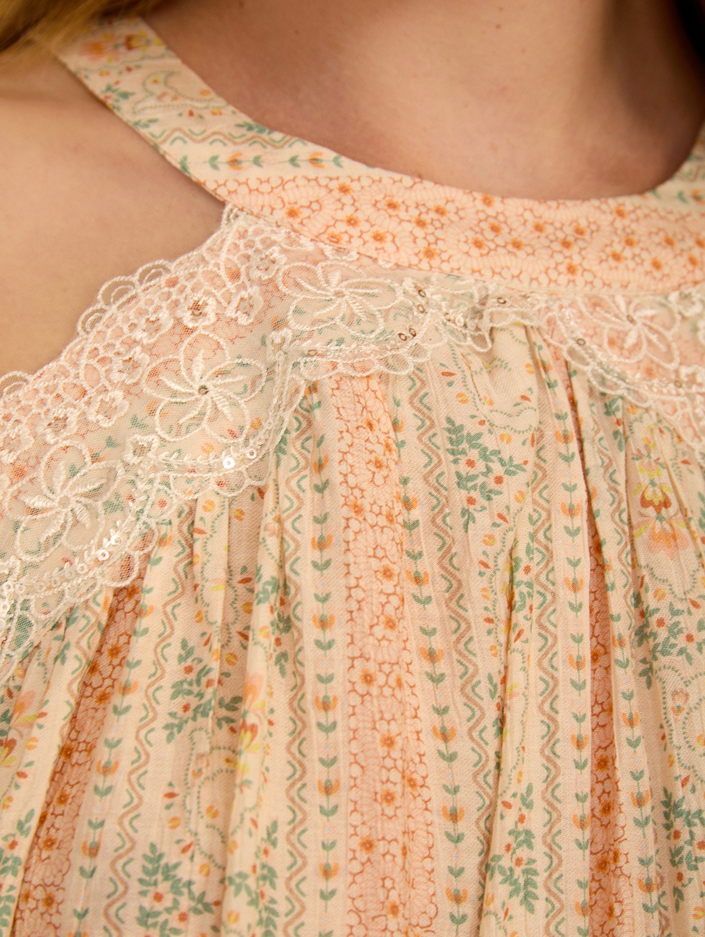 Vestido largo cuello halter 2