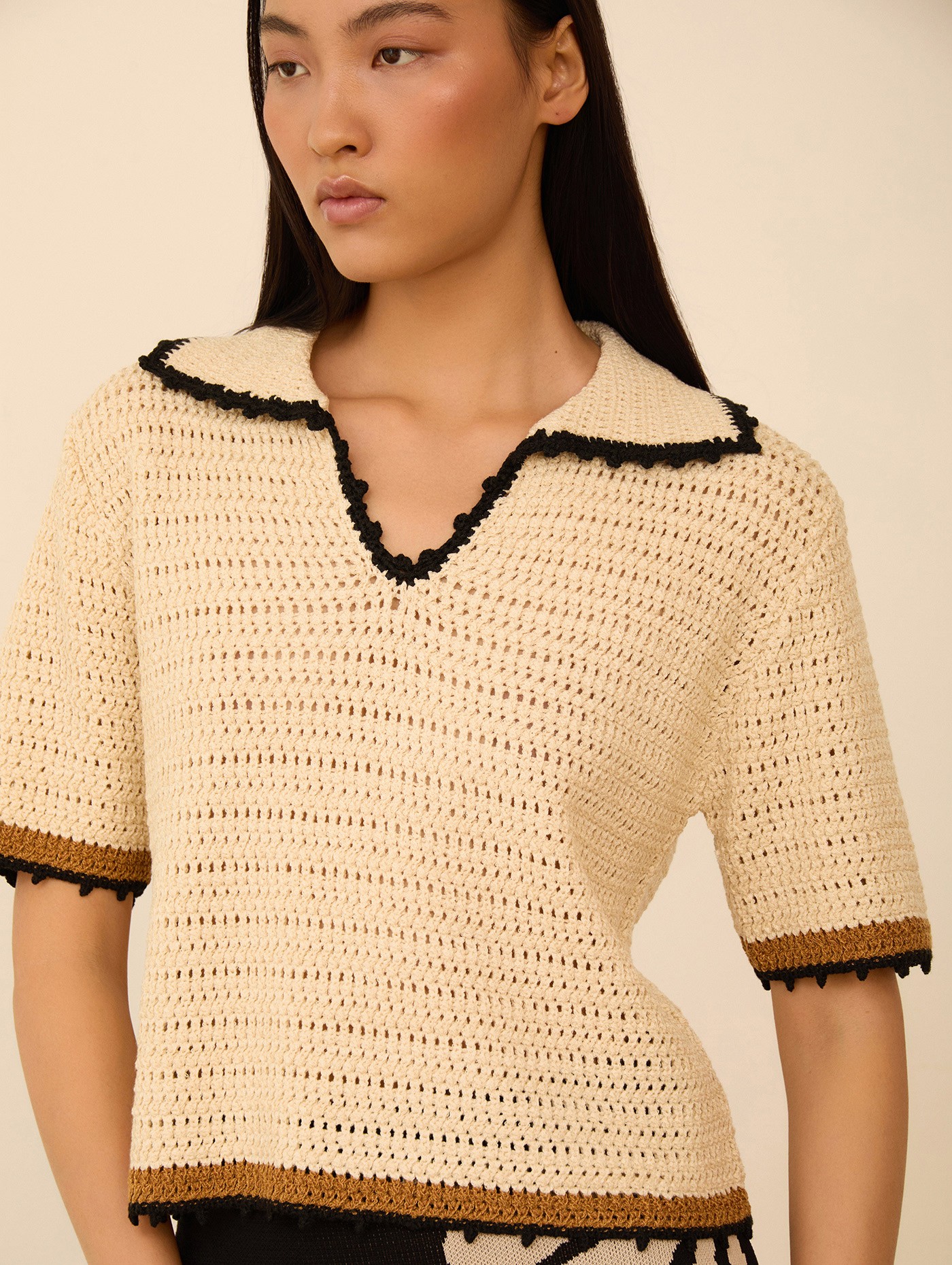 Polo de punto calado 5