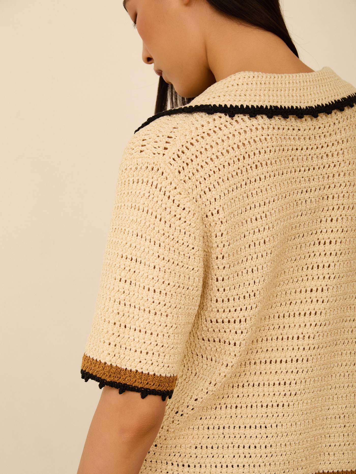 Polo de punto calado 1