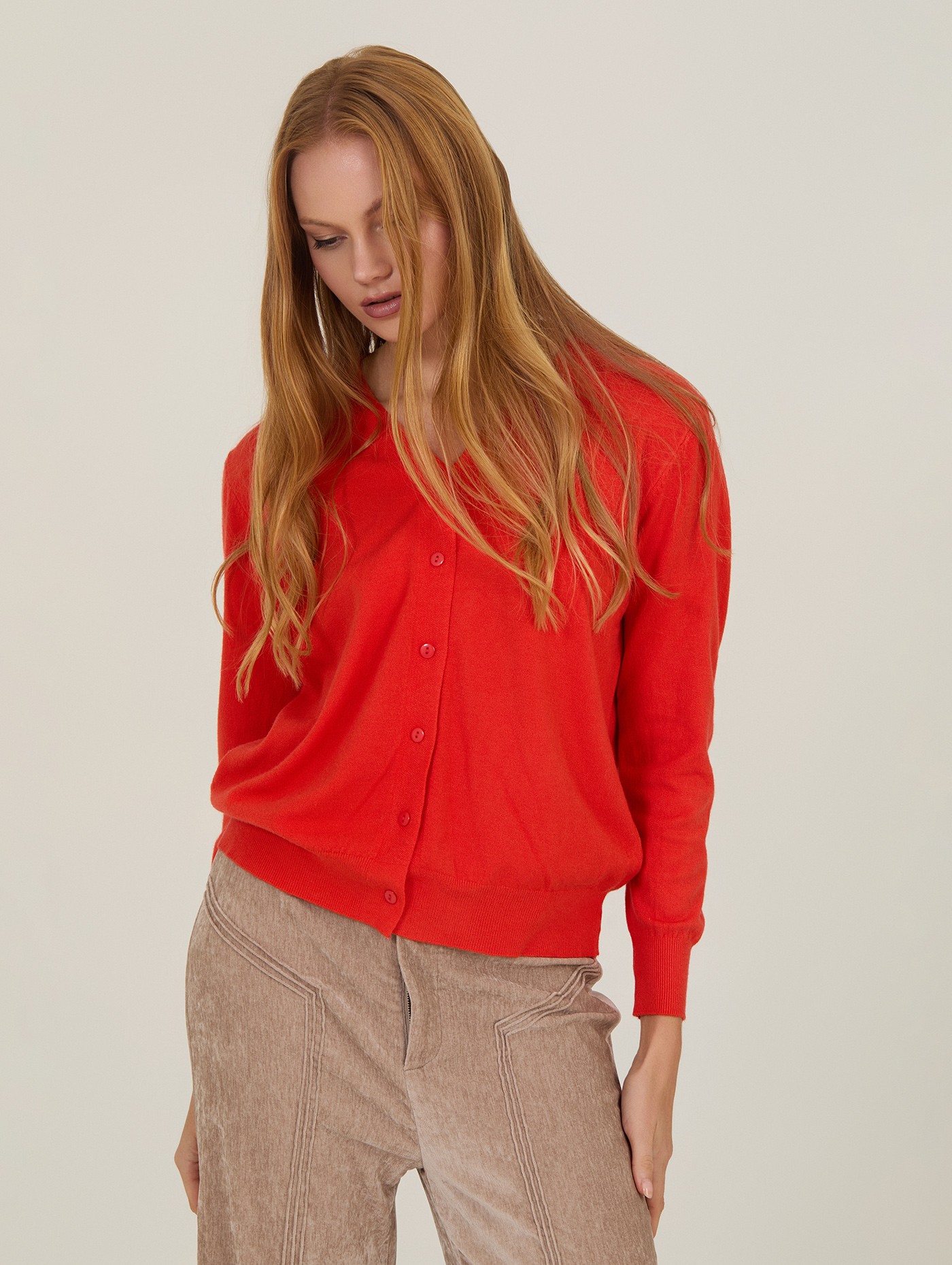 Cardigan basique à manches longues 4