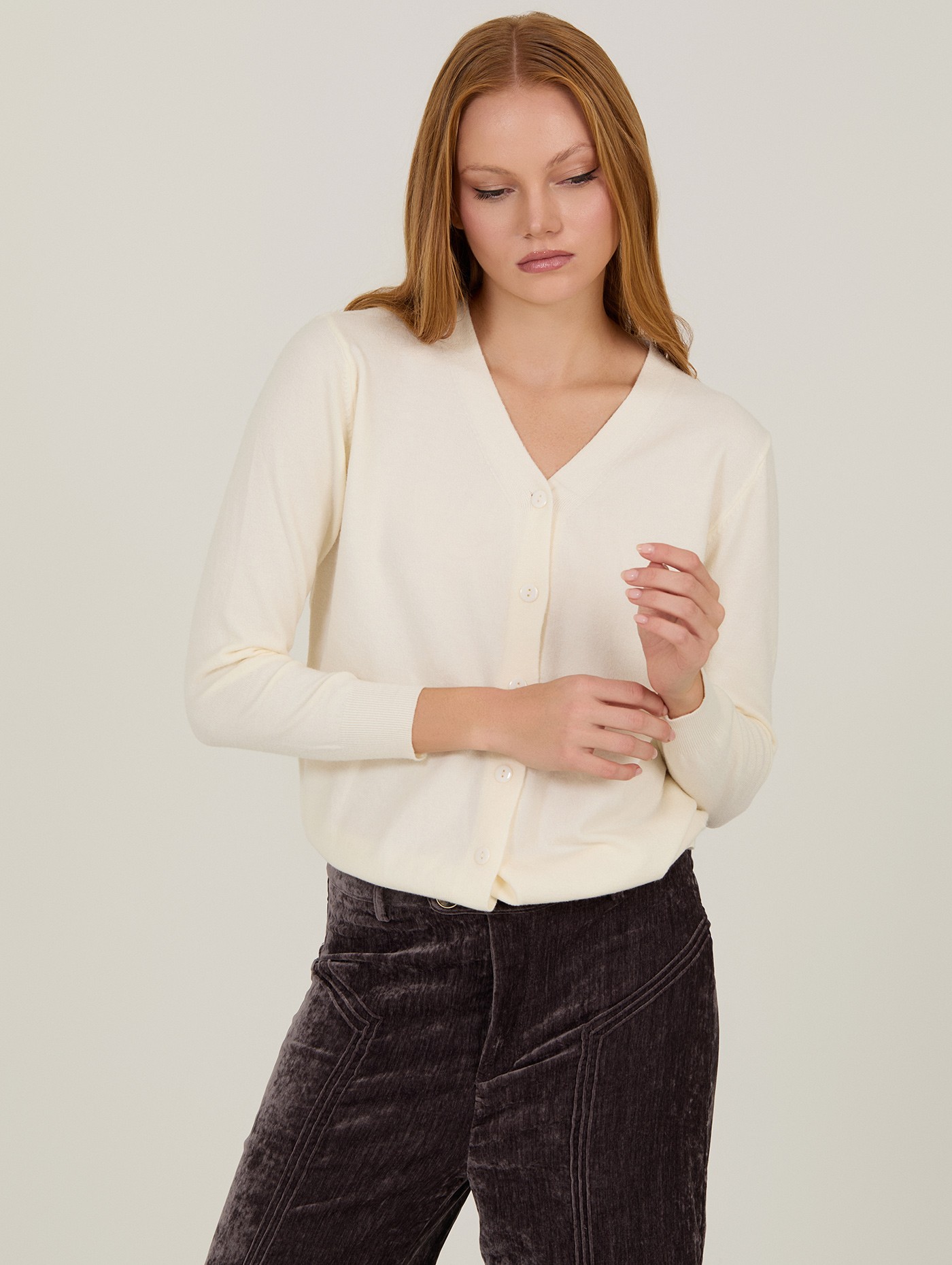Basic long sleeve cardigan 1