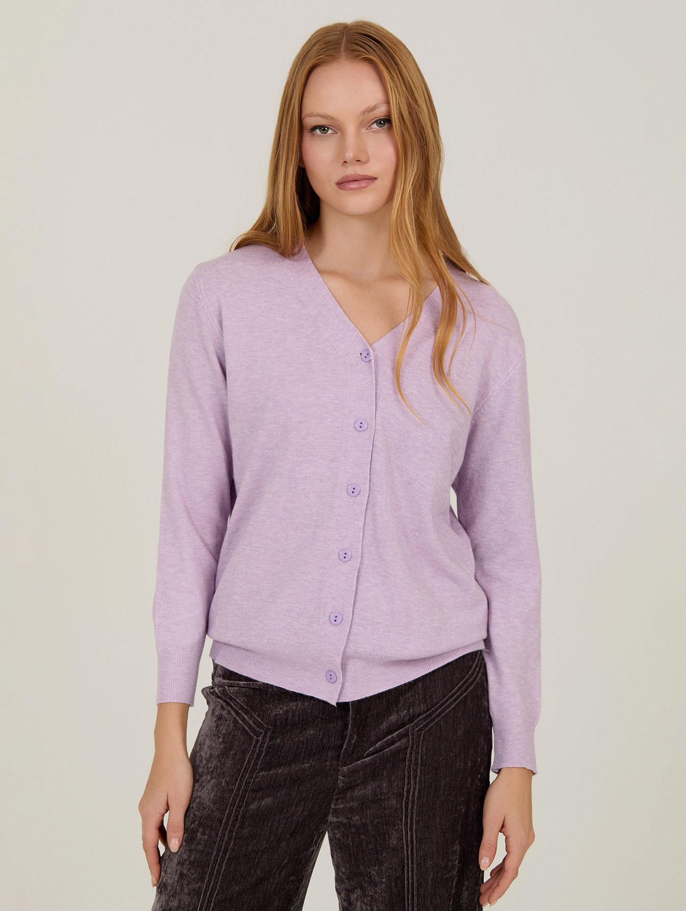 Basic long sleeve cardigan