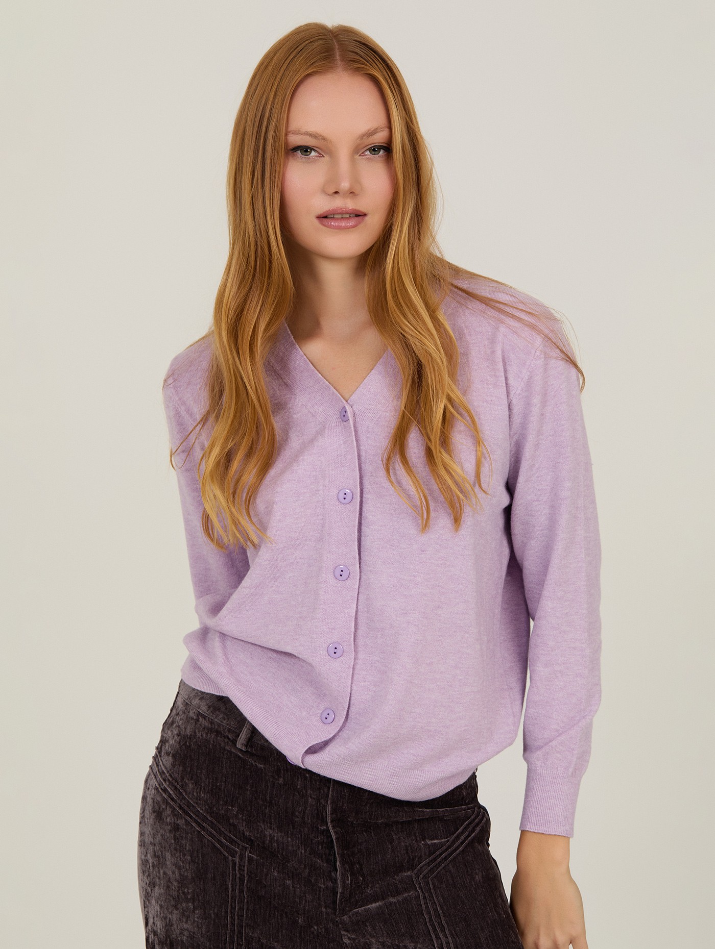 Basic long sleeve cardigan 4