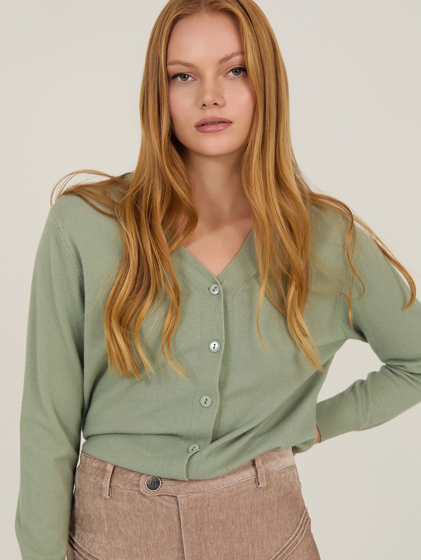Basic long sleeve cardigan 4