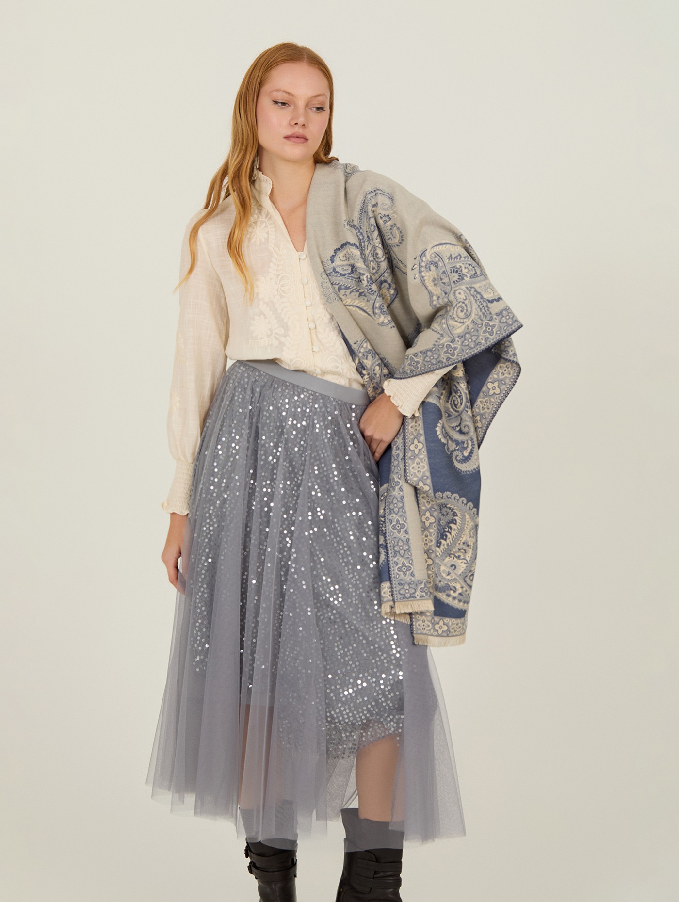Tulle and sequins skirt 6