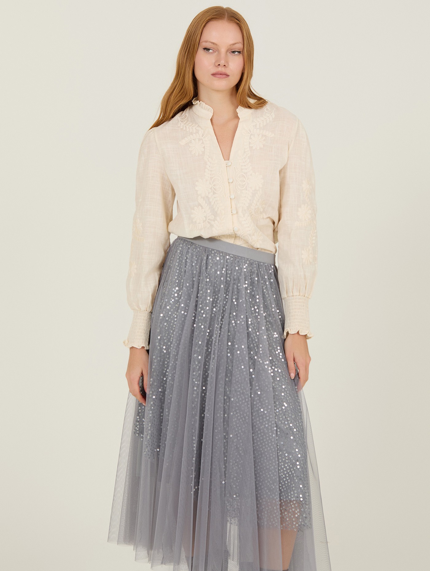 Tulle and sequins skirt 2